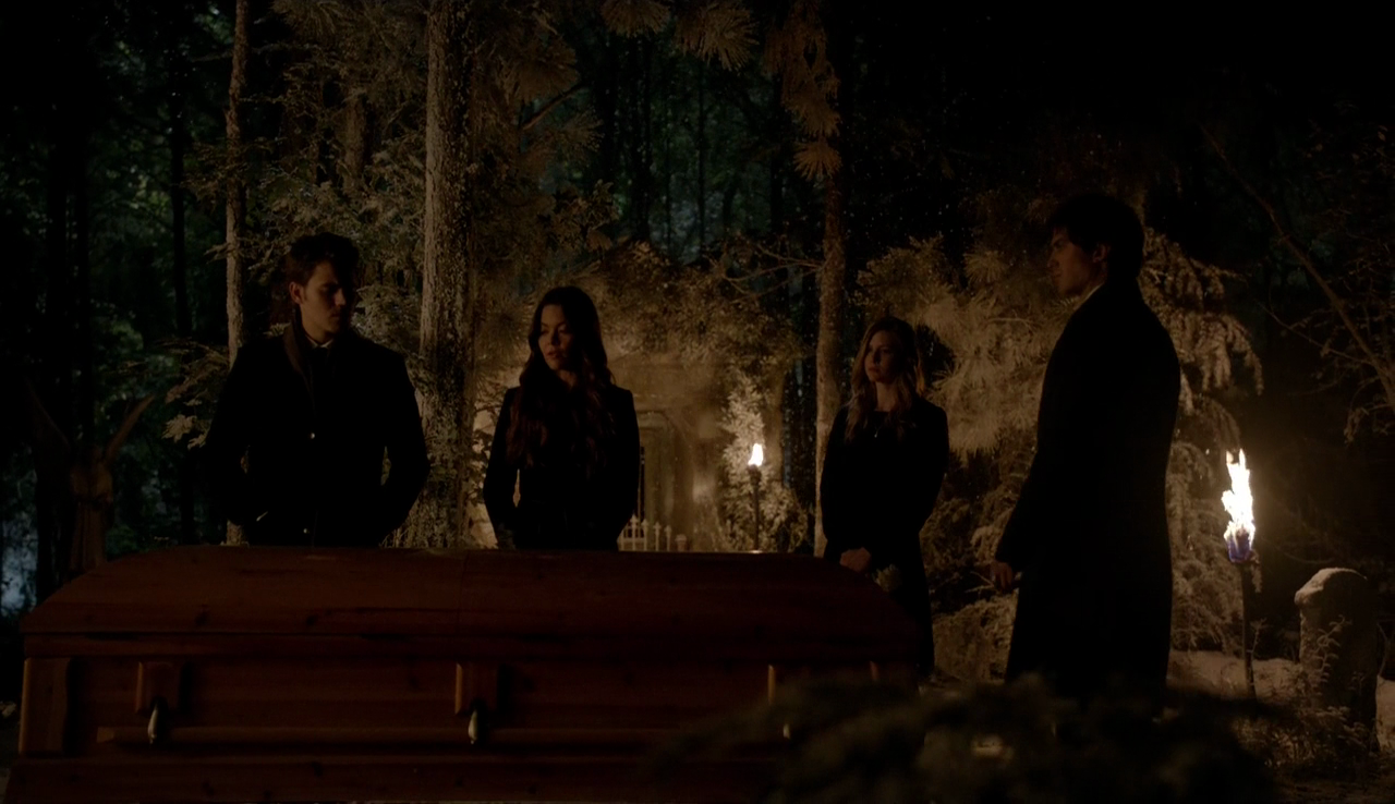 Lily Salvatore's Funeral. The Vampire Diaries
