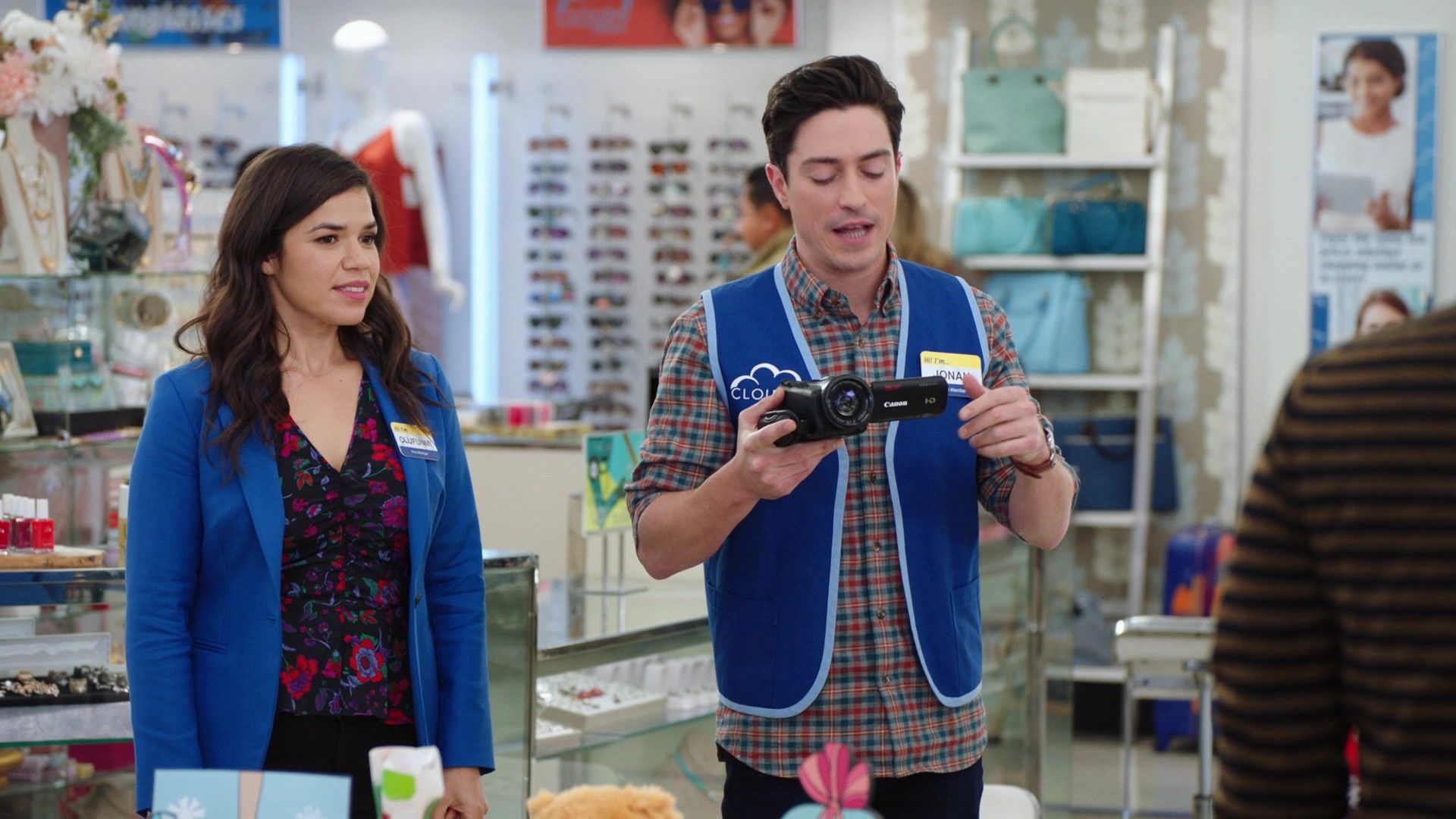 Canon Camcorder Used By Ben Feldman As Jonah Simms In Superstore: Season Episode 8 Toy Drive (2019)