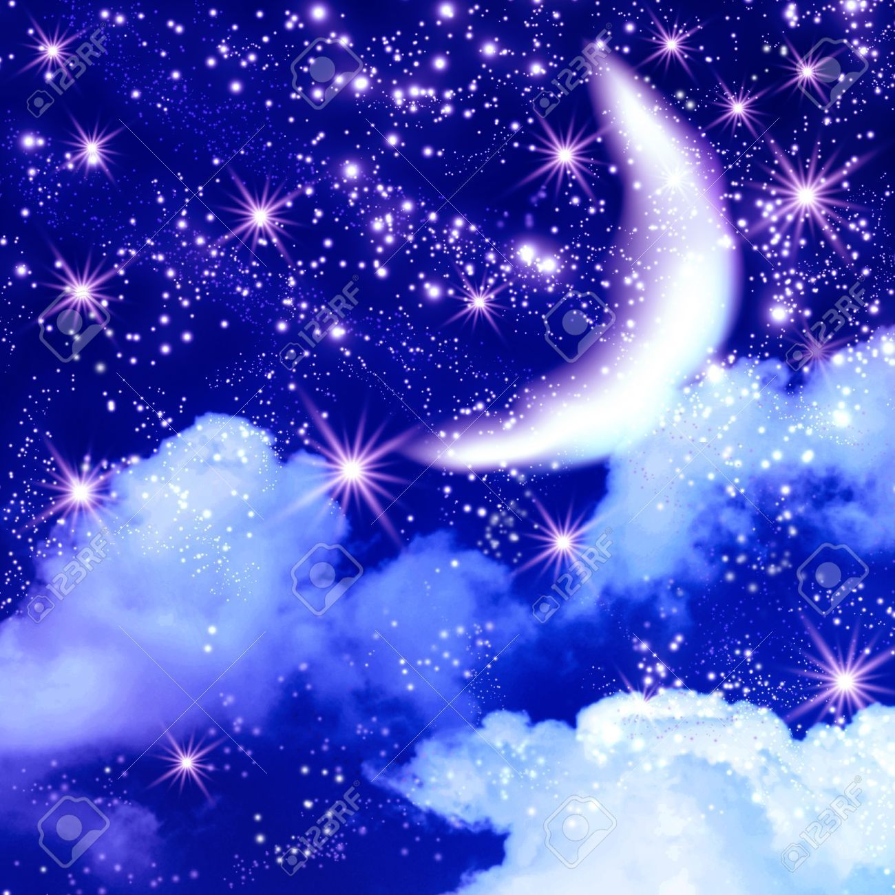 Sparkling Star Image & Stock Picture. Royalty Free Sparkling. Stars and moon, Night skies, Background for photography