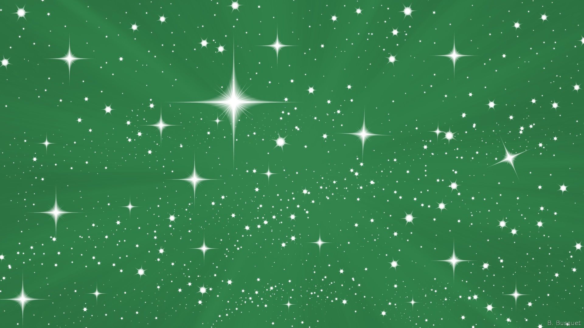 Green Wallpaper Stars