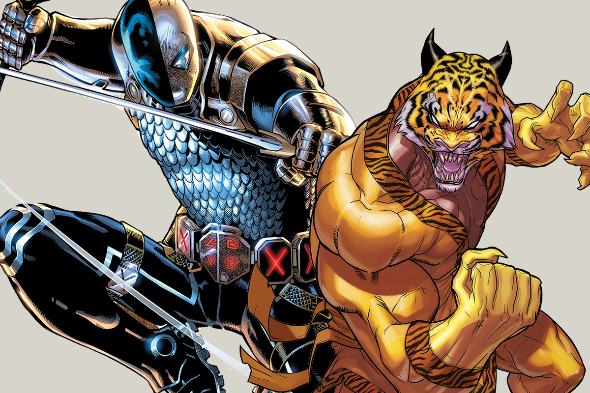 Deathstroke & Bronze Tiger Vs Iron Fist & Spider Man