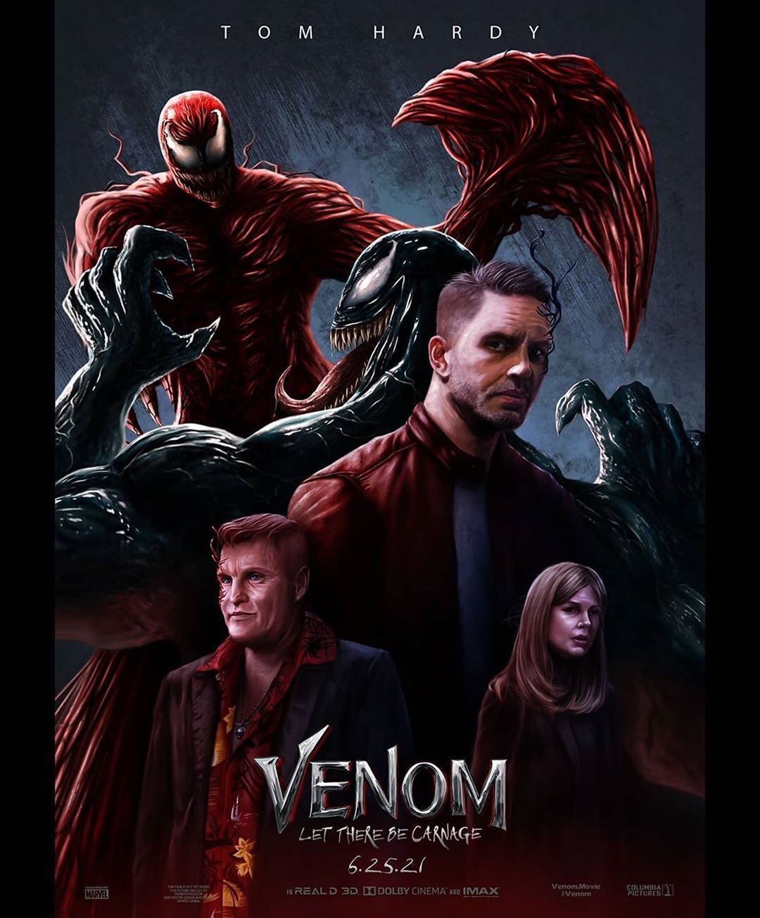 Marvel sur Instagram, Venom: Let There Be Carnage. Art Credit, For more follow. Venom movie, Carnage movie, Carnage