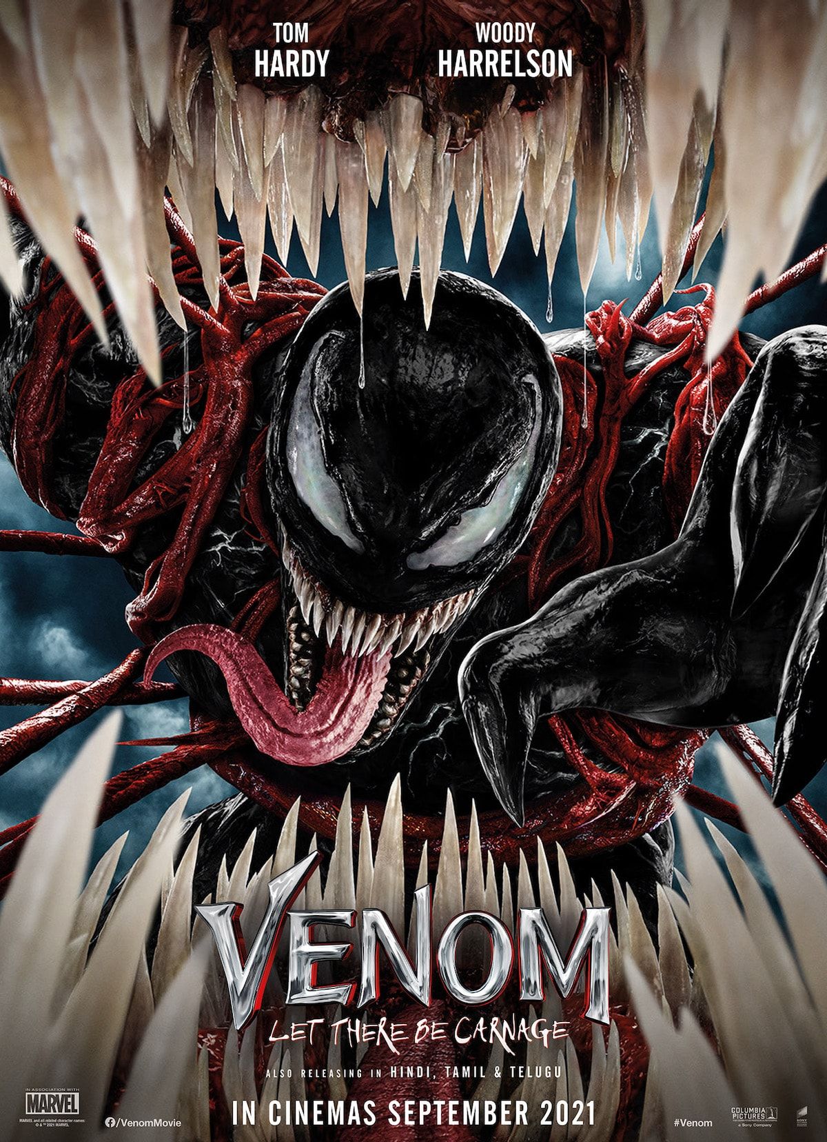 Venom: Let There Be Carnage Out in English and Hindi