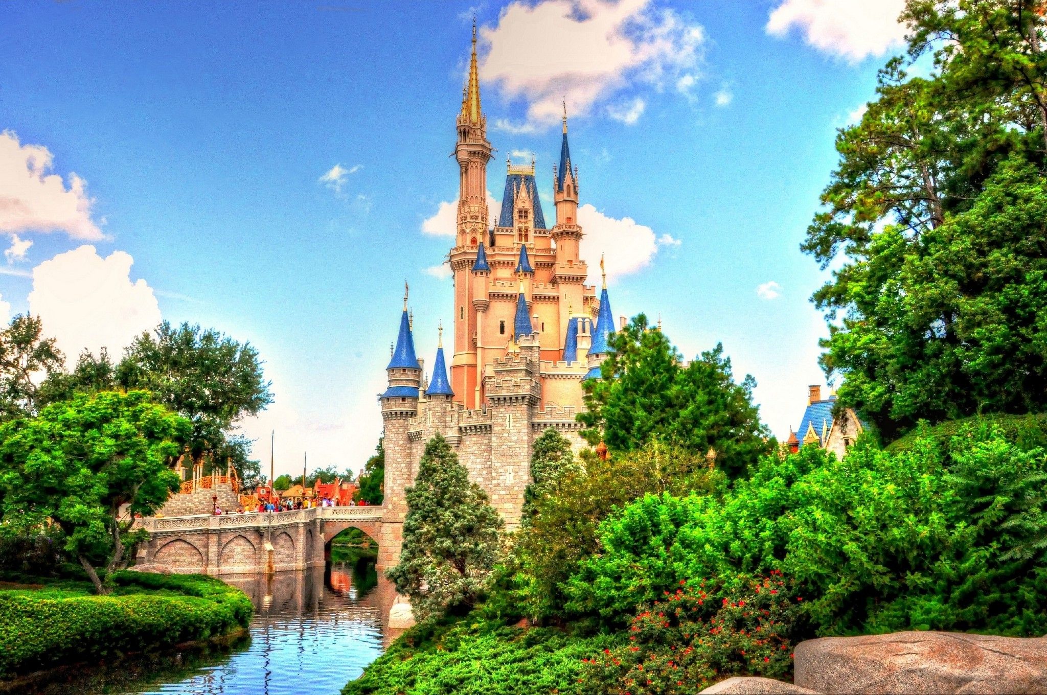 Orlando Florida Disney World Wallpaper 70125 Castle HD Wallpaper