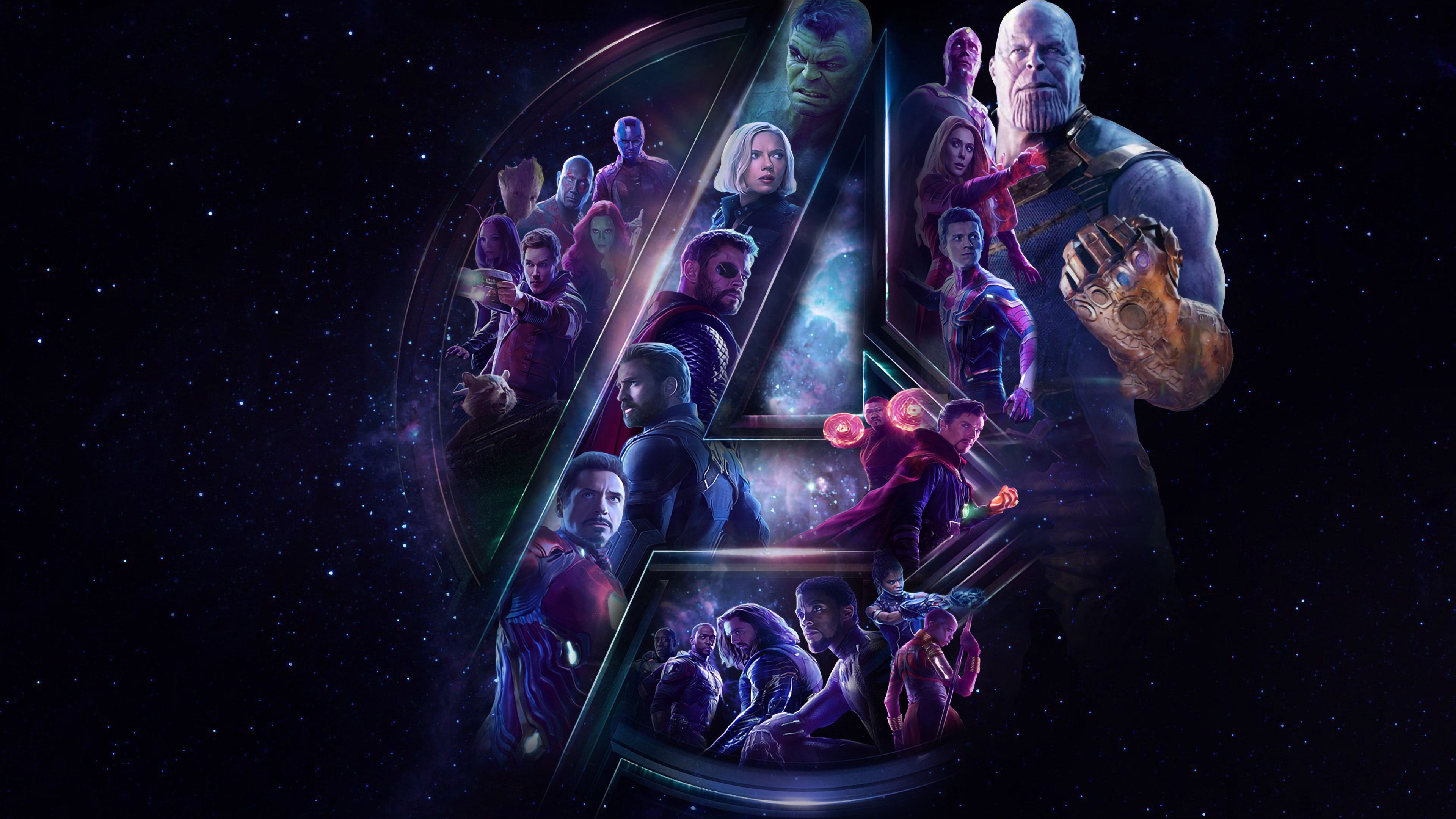 Infinity War Poster 4k