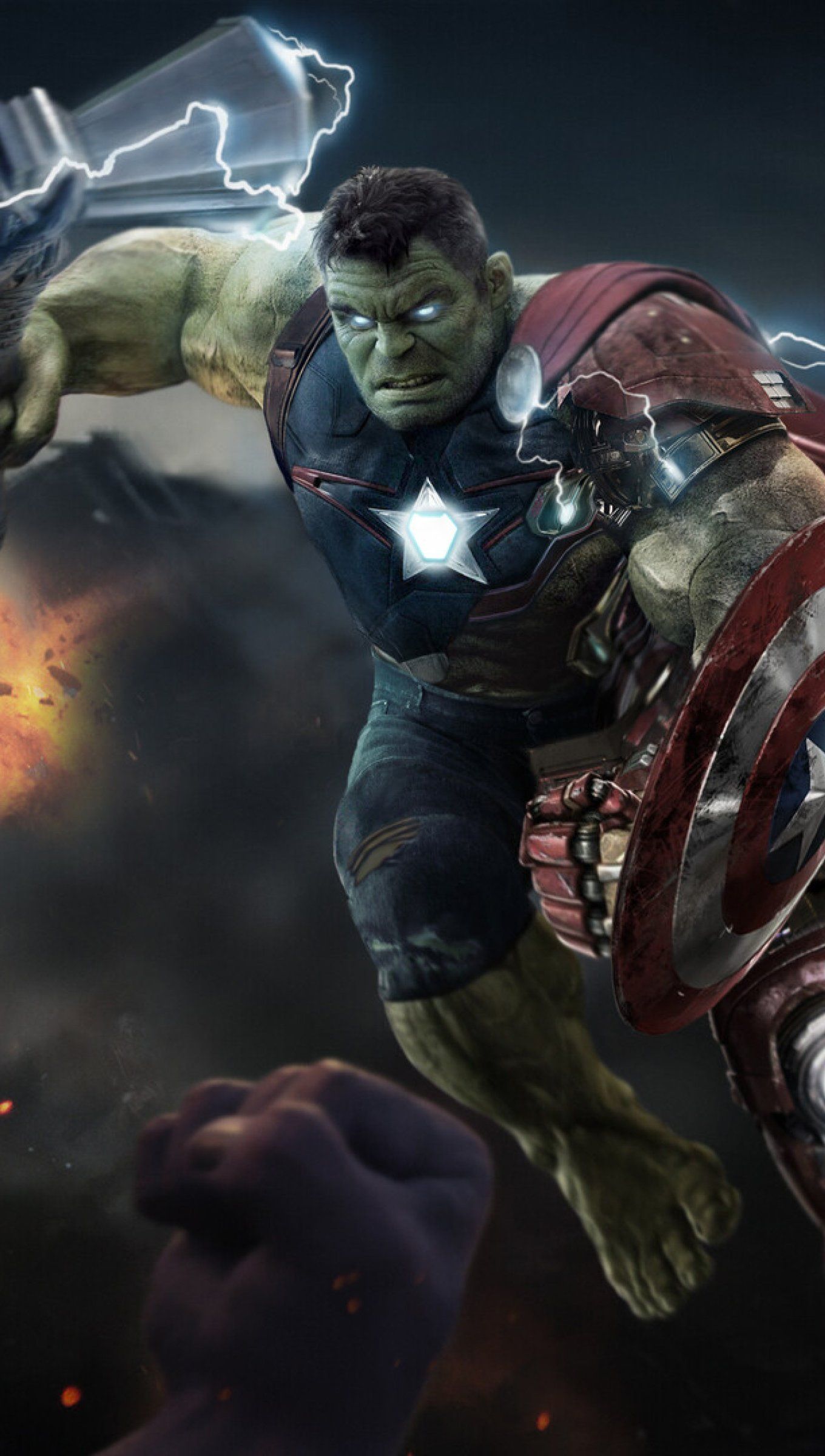 Hulk in Avengers Endgame Wallpaper 4k Ultra HD