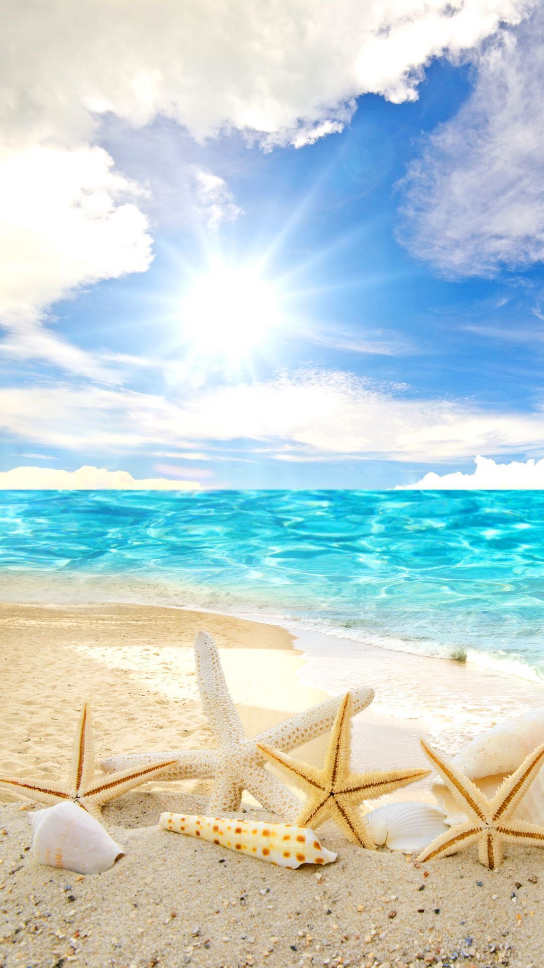 Summer Beach Girly Wallpaper