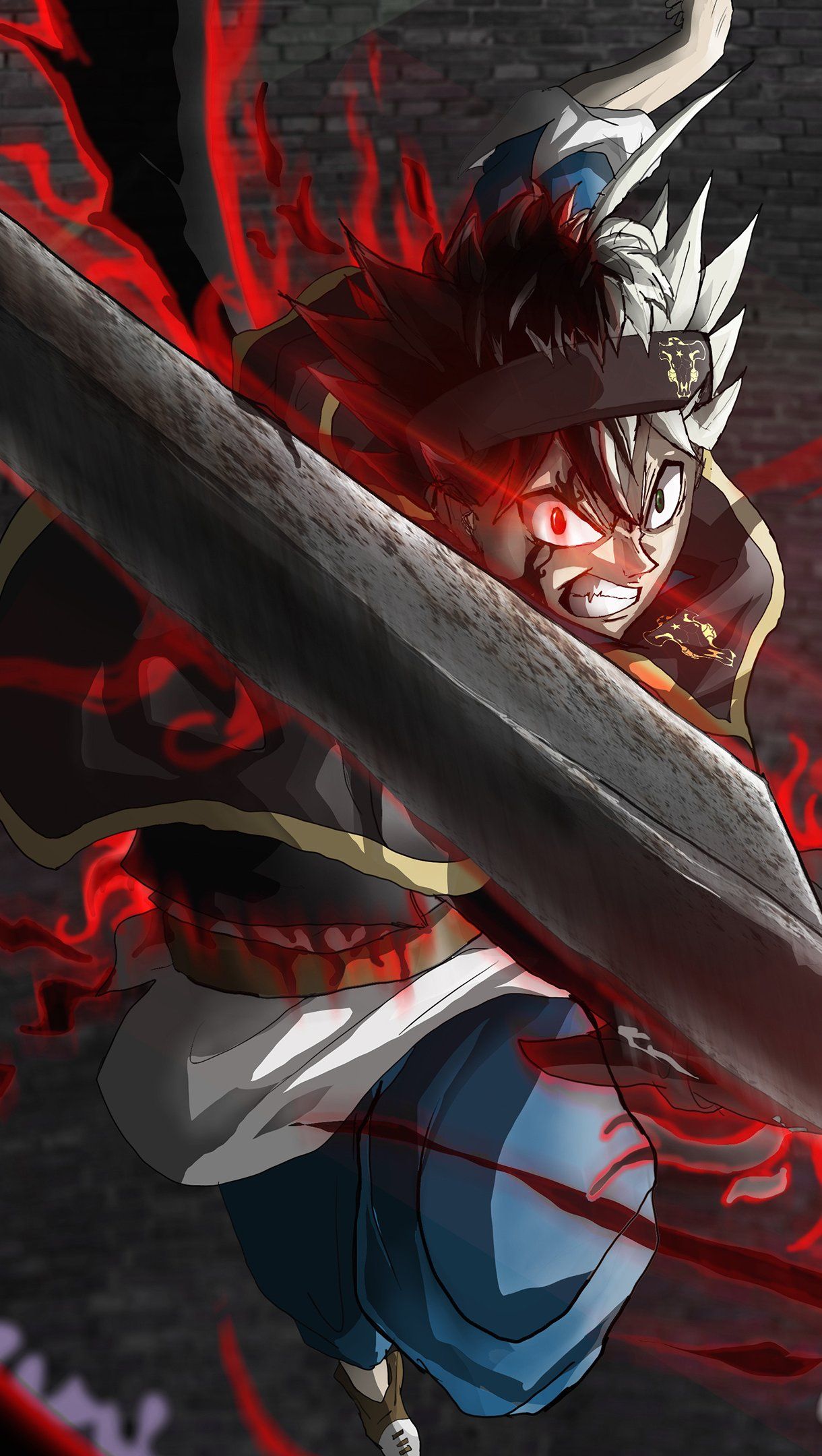 Black Asta Sword Black Clover Anime 4K Wallpaper #6.844