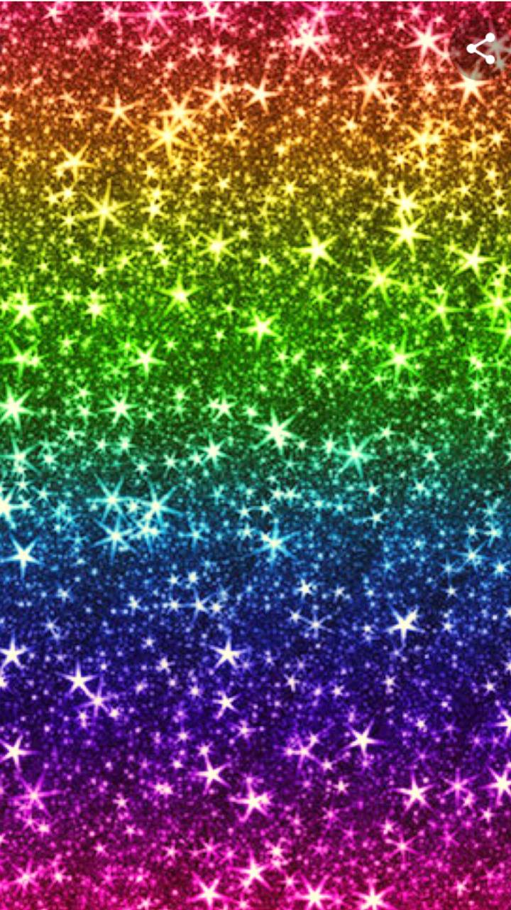 Rainbow Glitter Sparkle Background Graphic by Rizu Designs