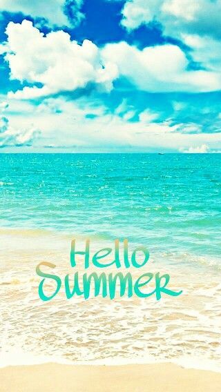 hello summer beach wallpaper