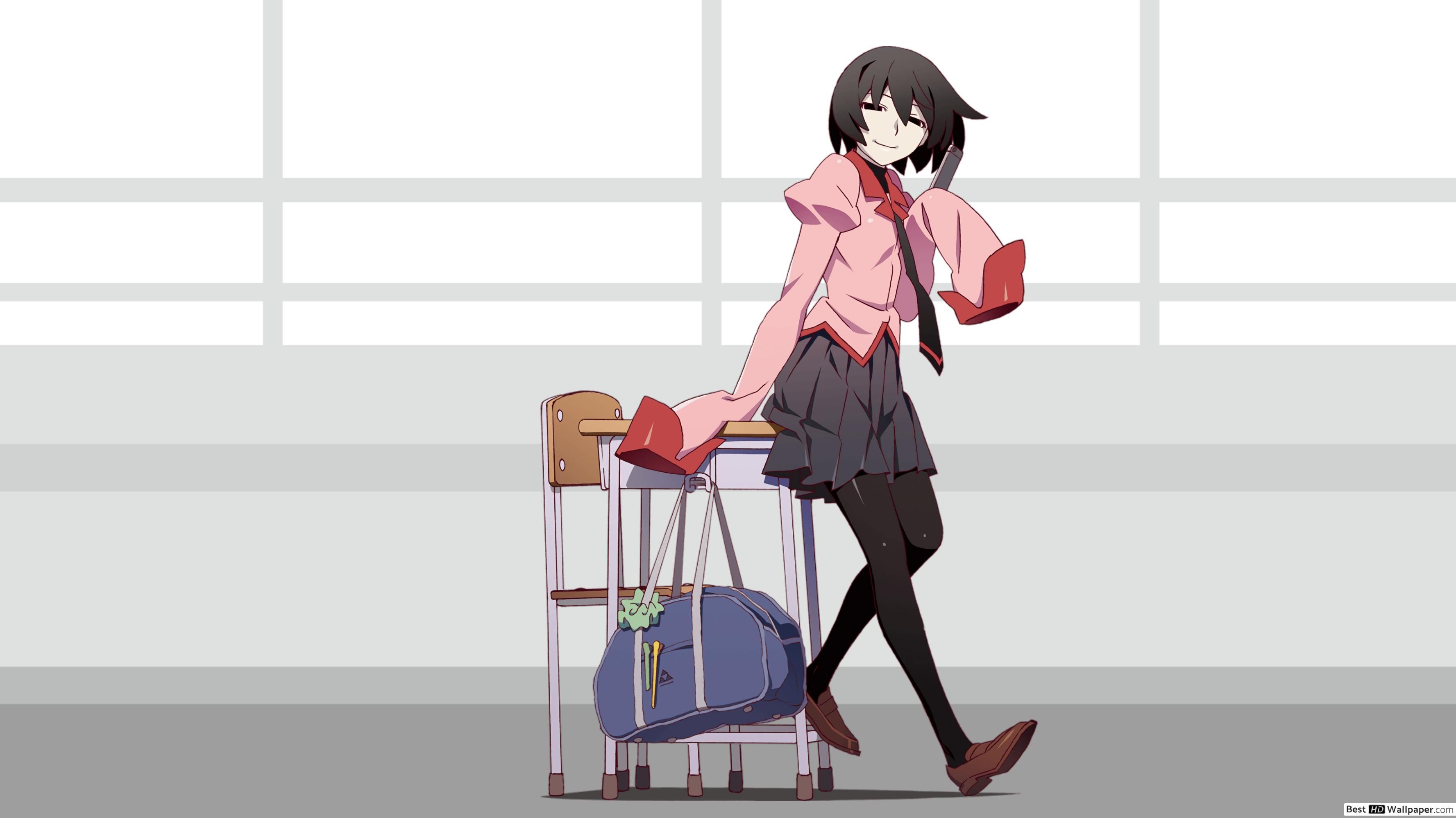 Ougi Oshino in Bakemonogatari HD wallpaper download