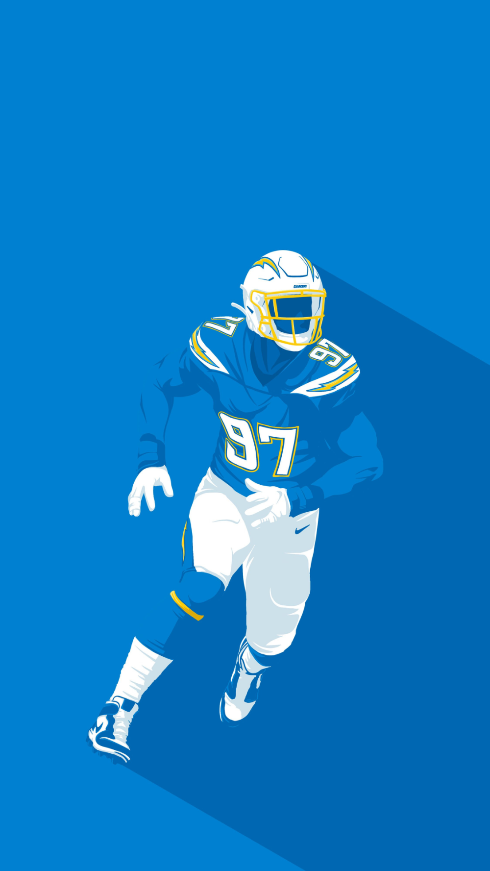 Chargers Wallpaper. Los Angeles Chargers.com. Nfl football wallpaper, Nfl football art, Football illustration