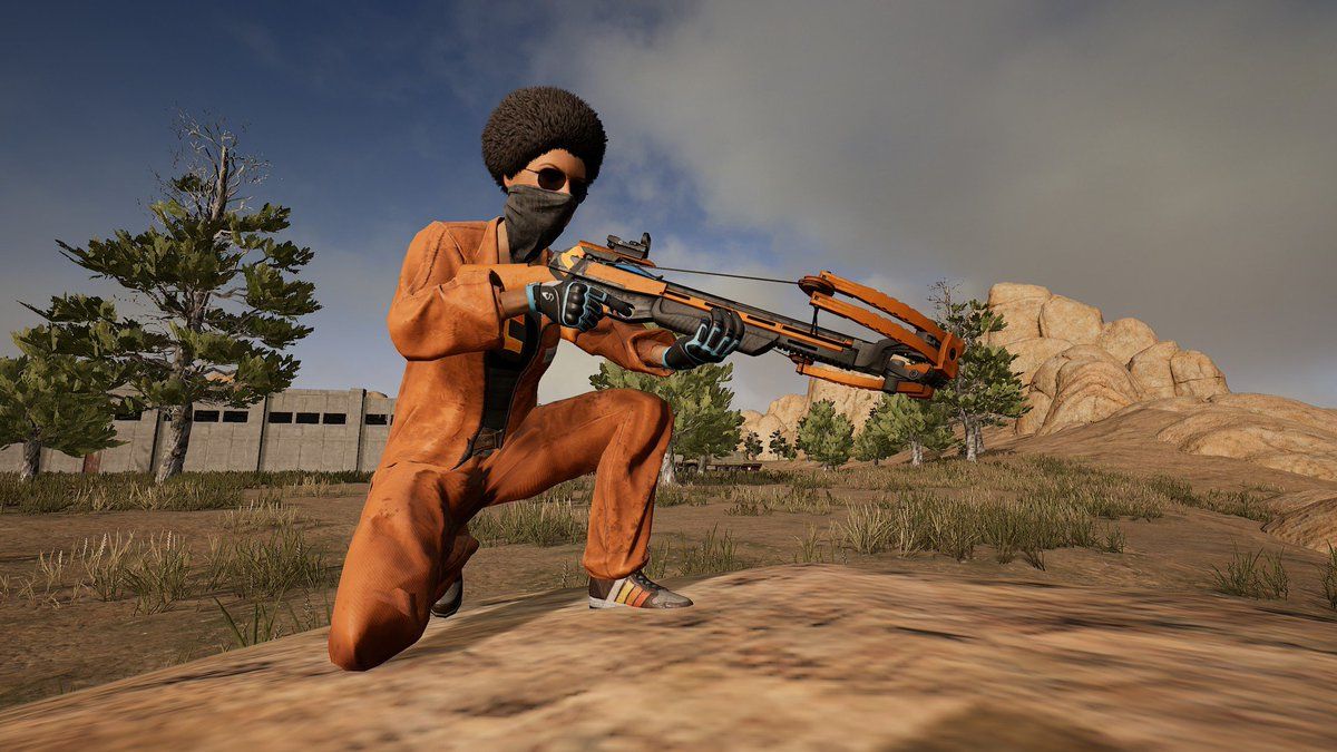 Justin Your J9 PUBG Crossbow Skin Live Now At The In Game Shop. Wow! Epic!. SO RAD. Lauren And I Are The Models