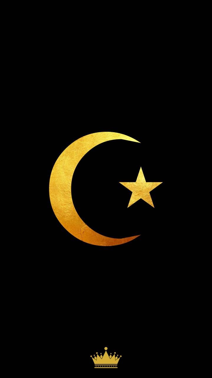 Исламский полумесяц со звездой фото