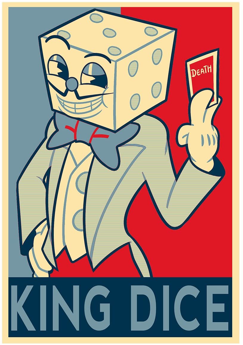 cuphead king dice wallpaper