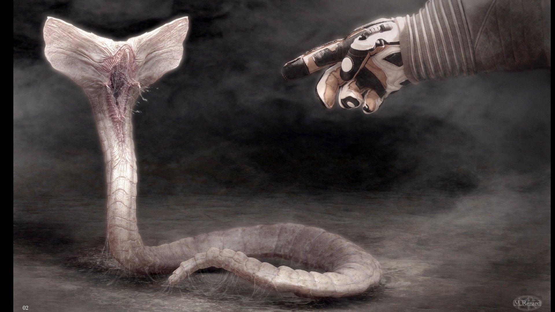 Prometheus Creepy Hand Monster Drawing Movies Aliens Sci Fi Snakes Dark Horror Wallpaper At Dark Wallpaper