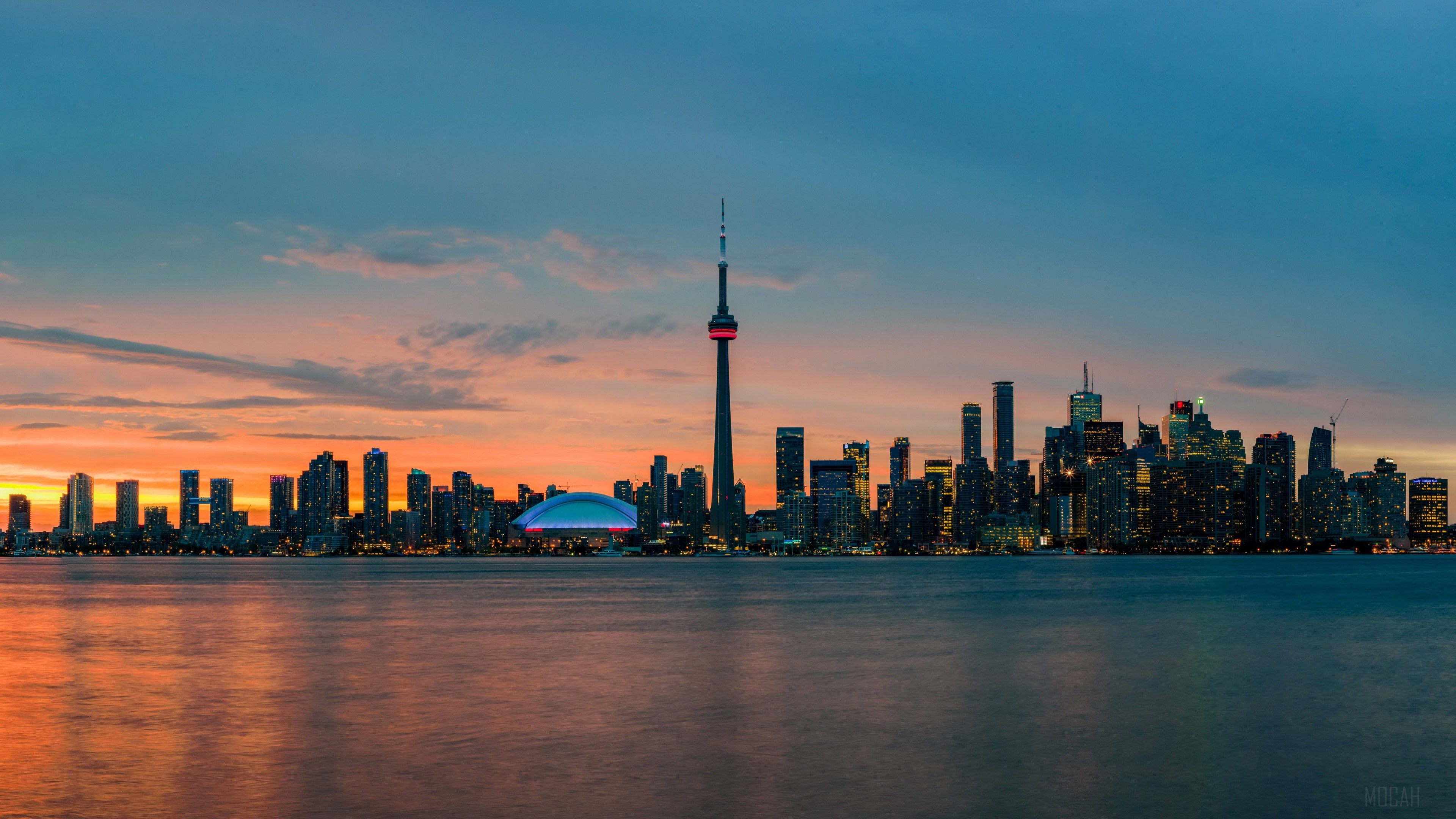 Toronto Skyline Wallpaper 4K