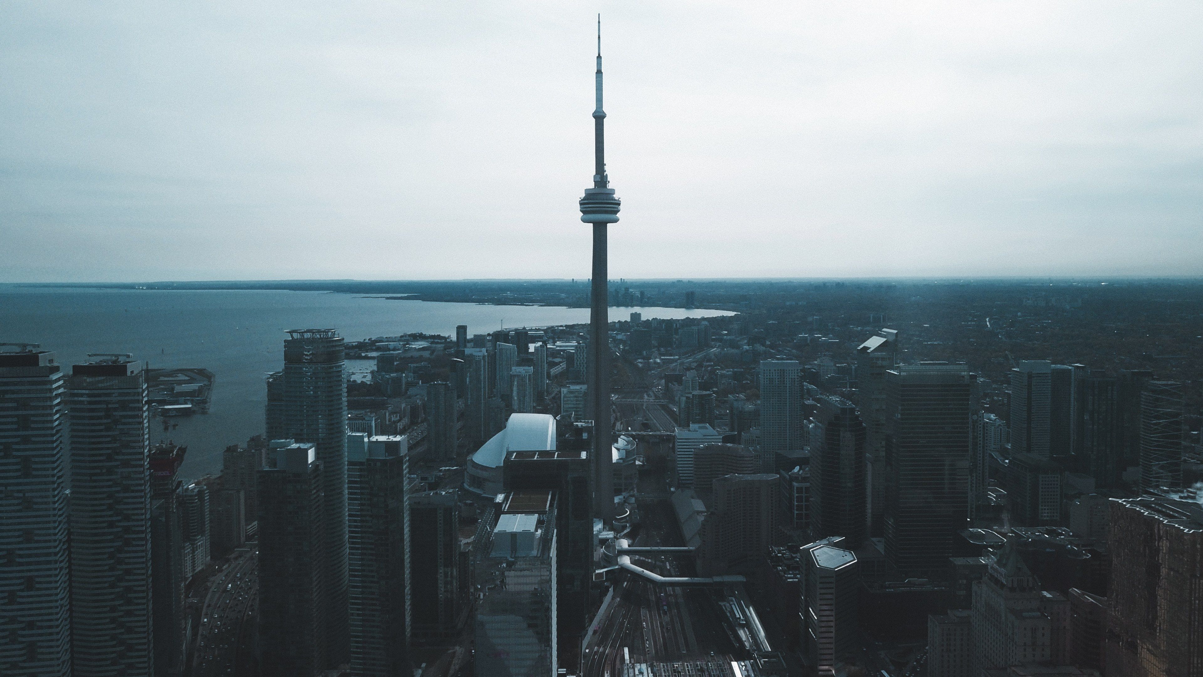 City Toronto Cityscape And Skyscraper HD 4k Wallpaper HD Wallpaper