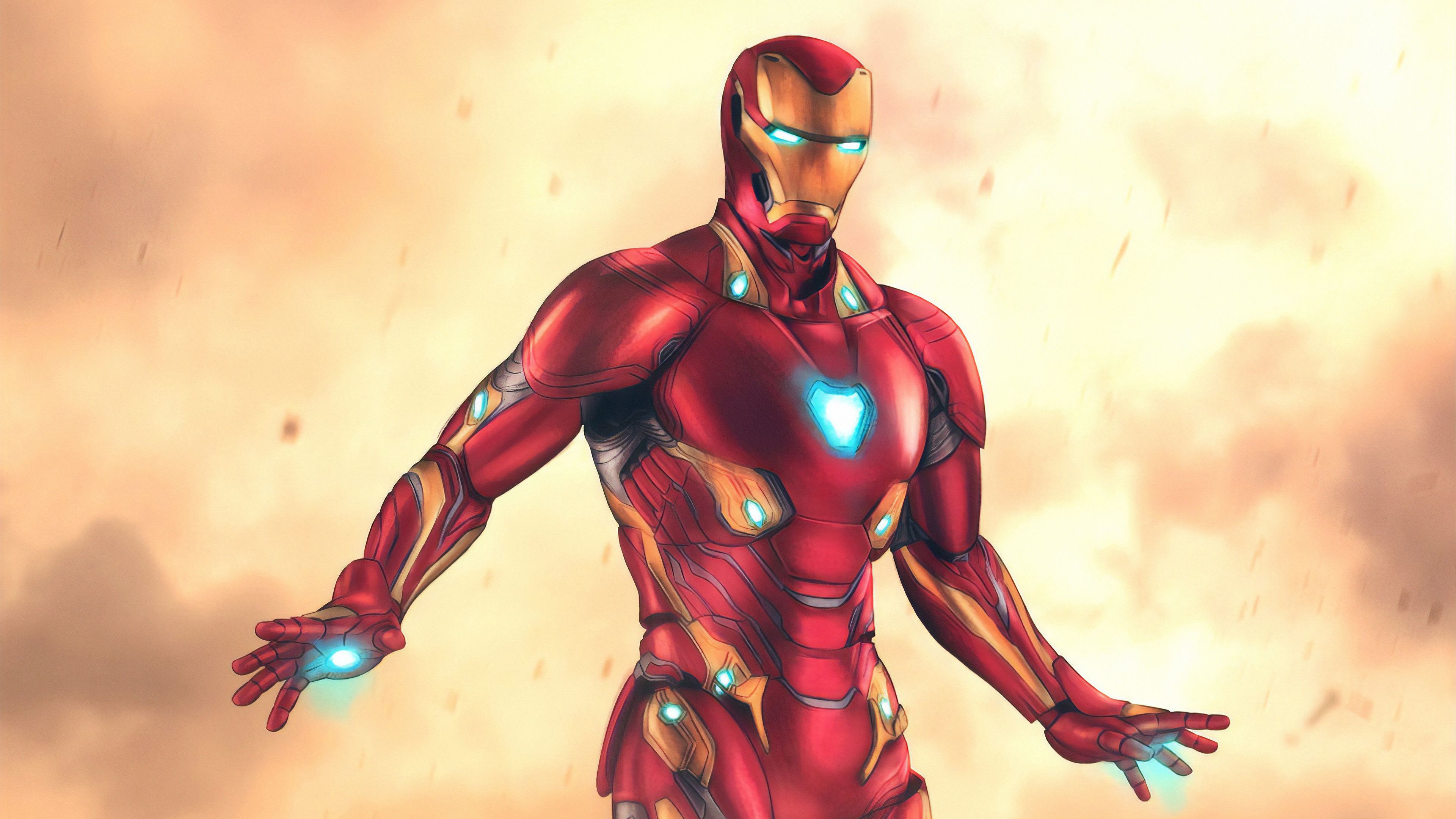 Iron Man 4k Flying Wallpaper, HD