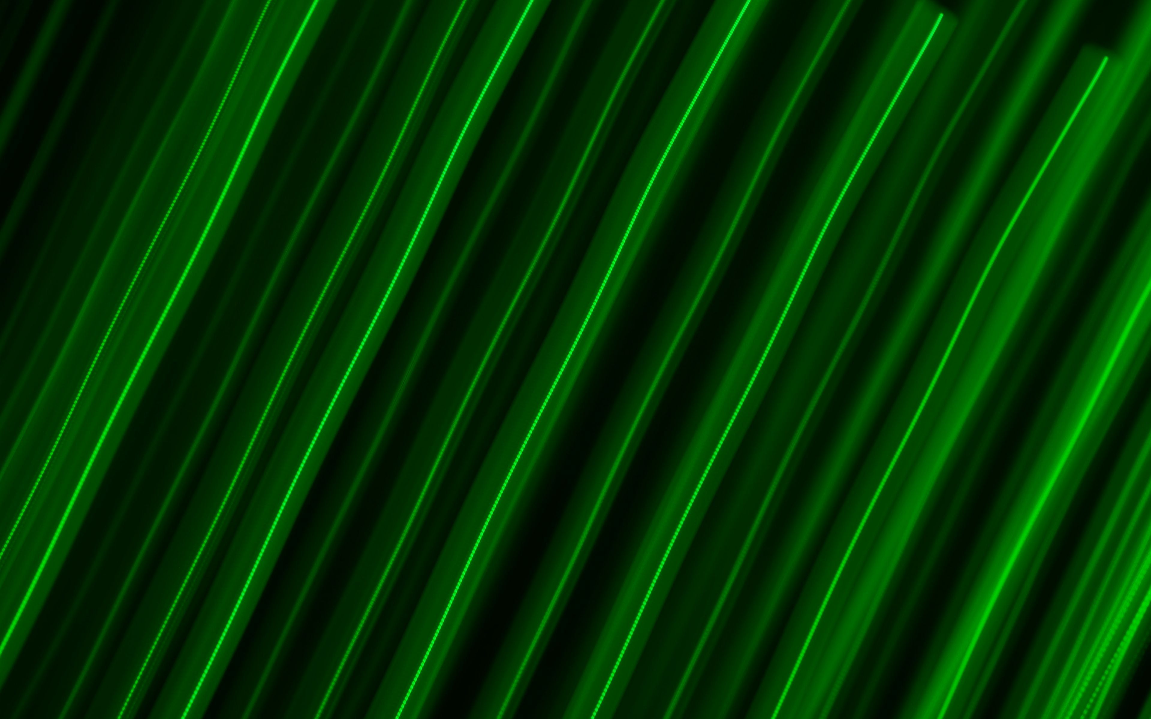 Download wallpaper 3840x2400 stripes, lines, neon, diagonal, green 4k ultra HD 16:10 HD background