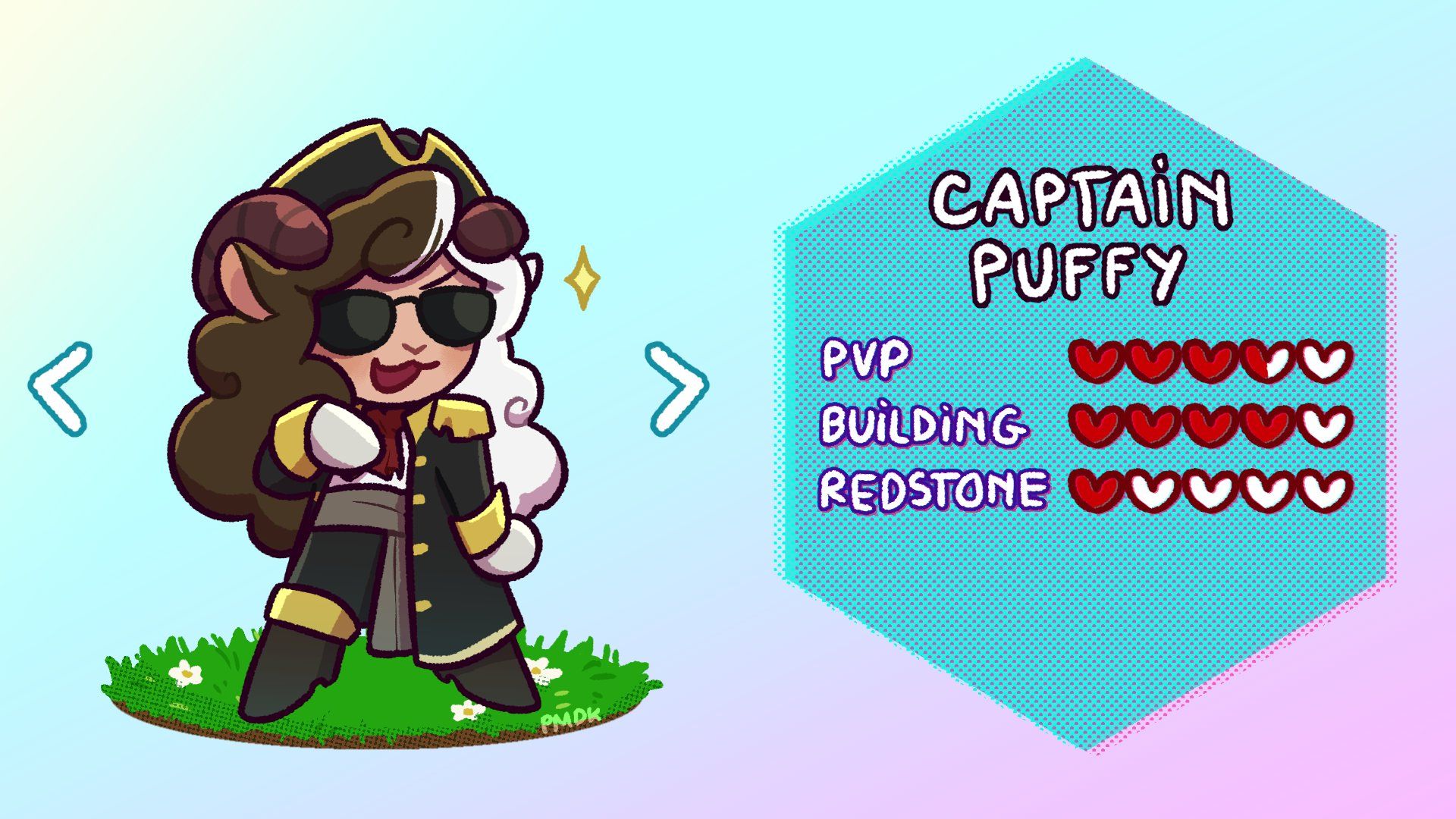 Soozu Hunters SMP Character Stats! (Part 2 3) #mcytfanart #vaultgodssmp Come Check Out My Animatic Here