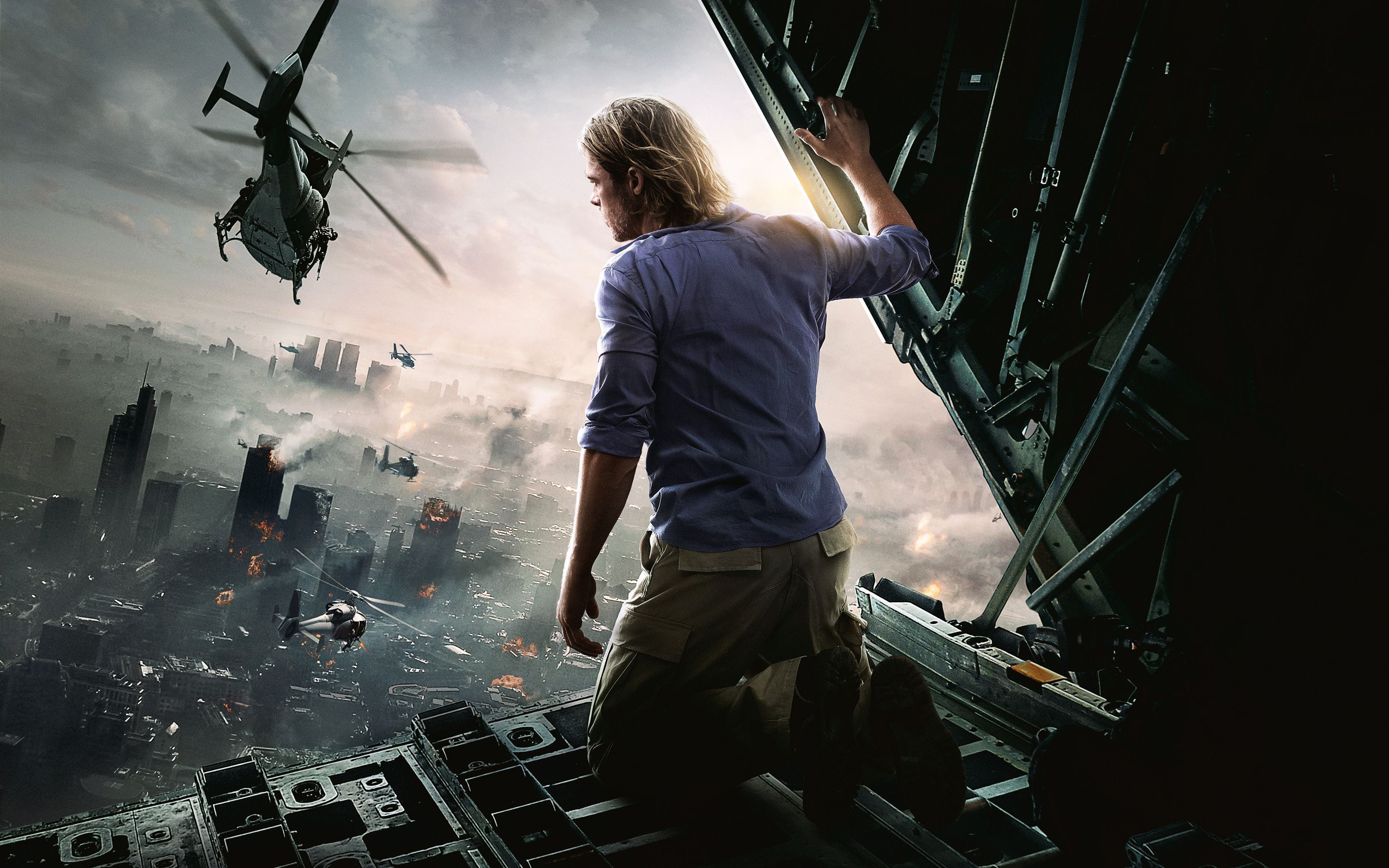 Brad Pitt World War Z Movie Wallpaper