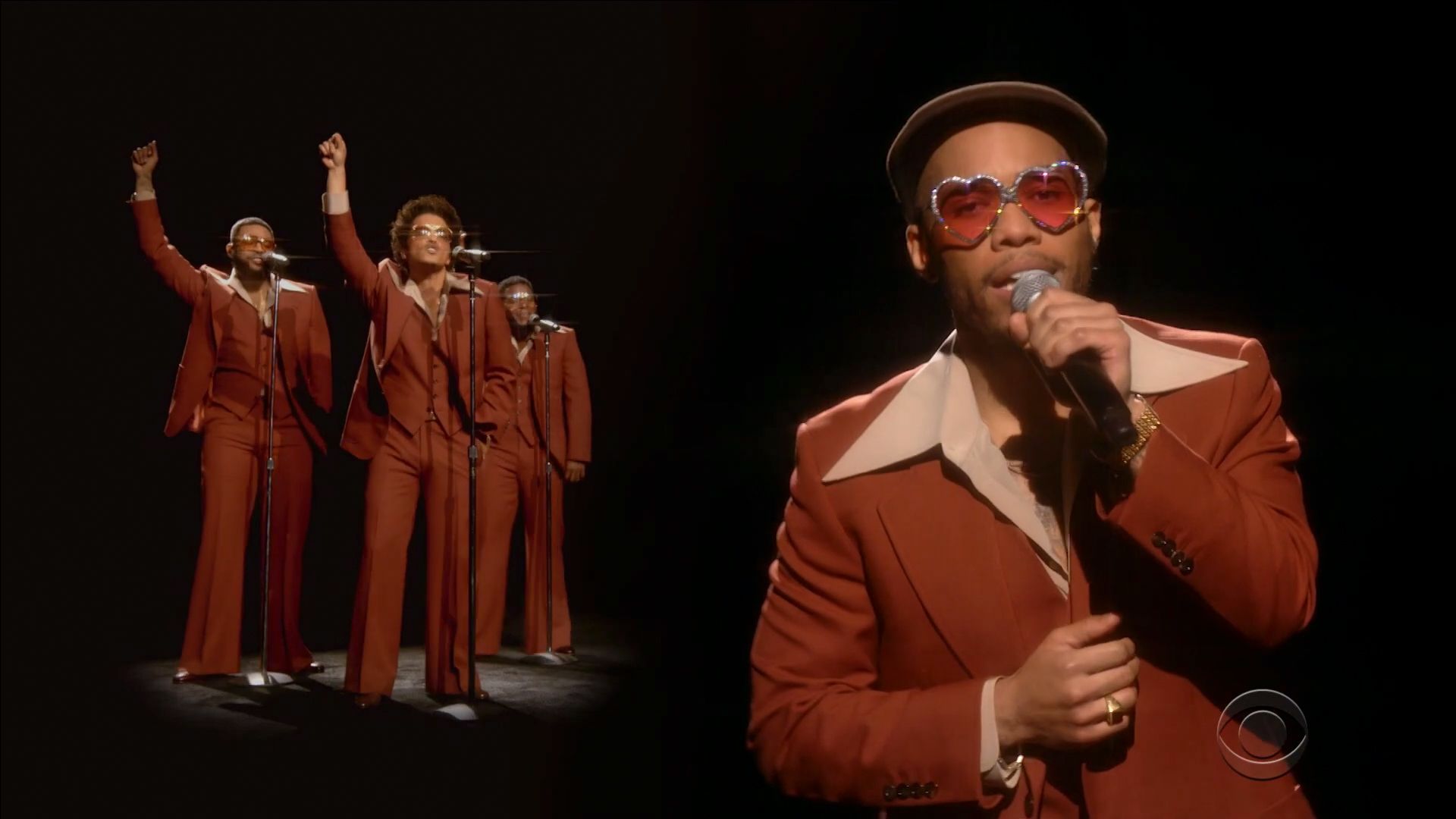 Bruno Mars and Anderson .Paak Perform New Song 'Leave the Door Open' at the 2021 Grammys World Tale