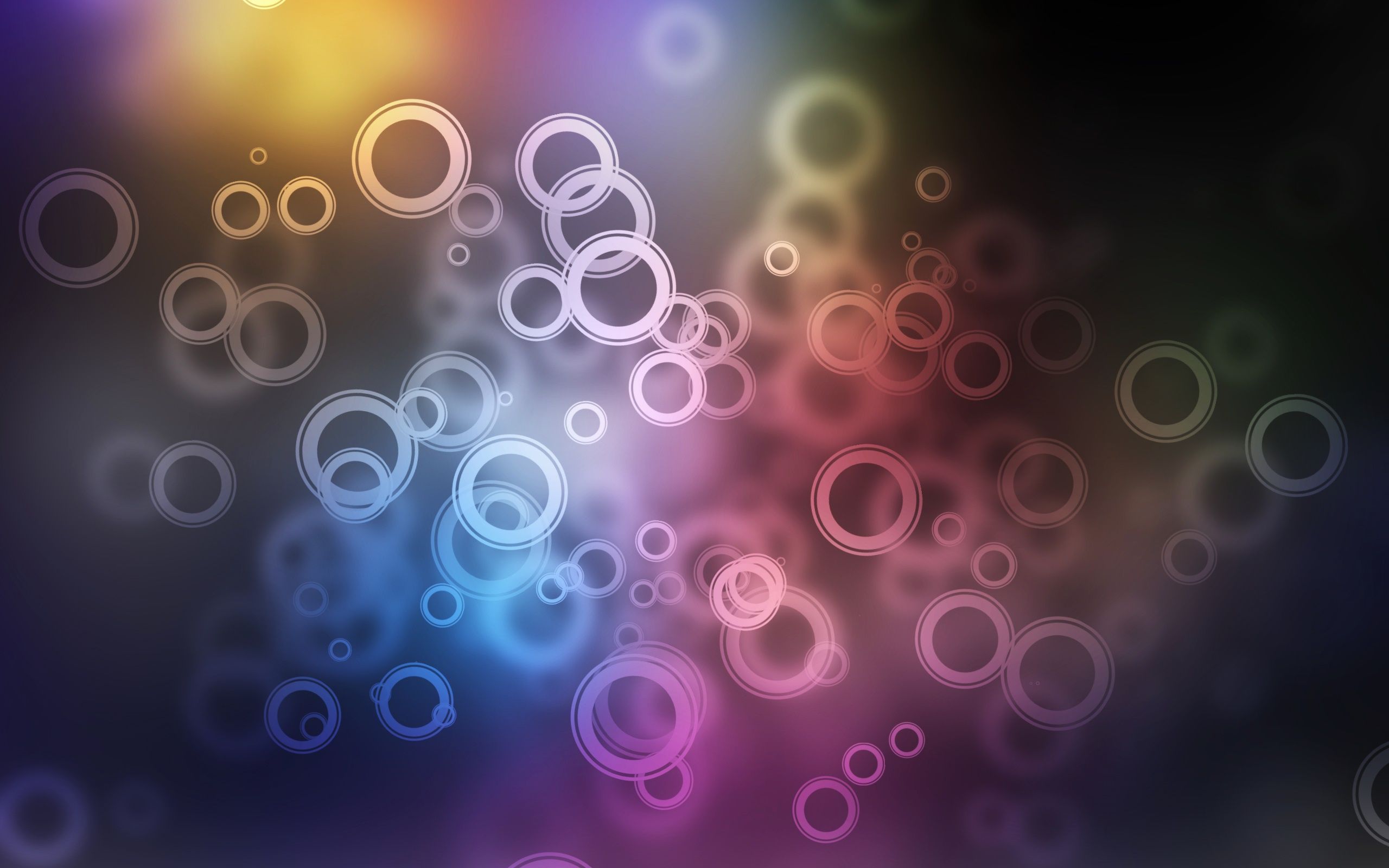 Wallpaper 4k Circles Circles, Digital