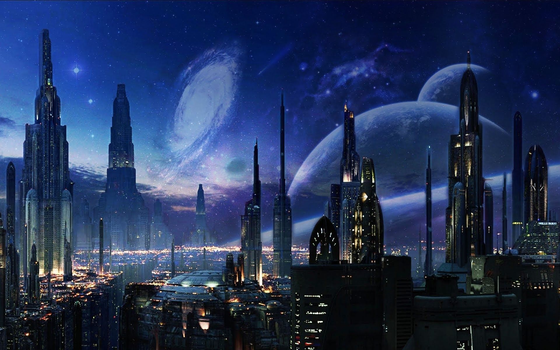 Space City Wallpaper Free Space City Background