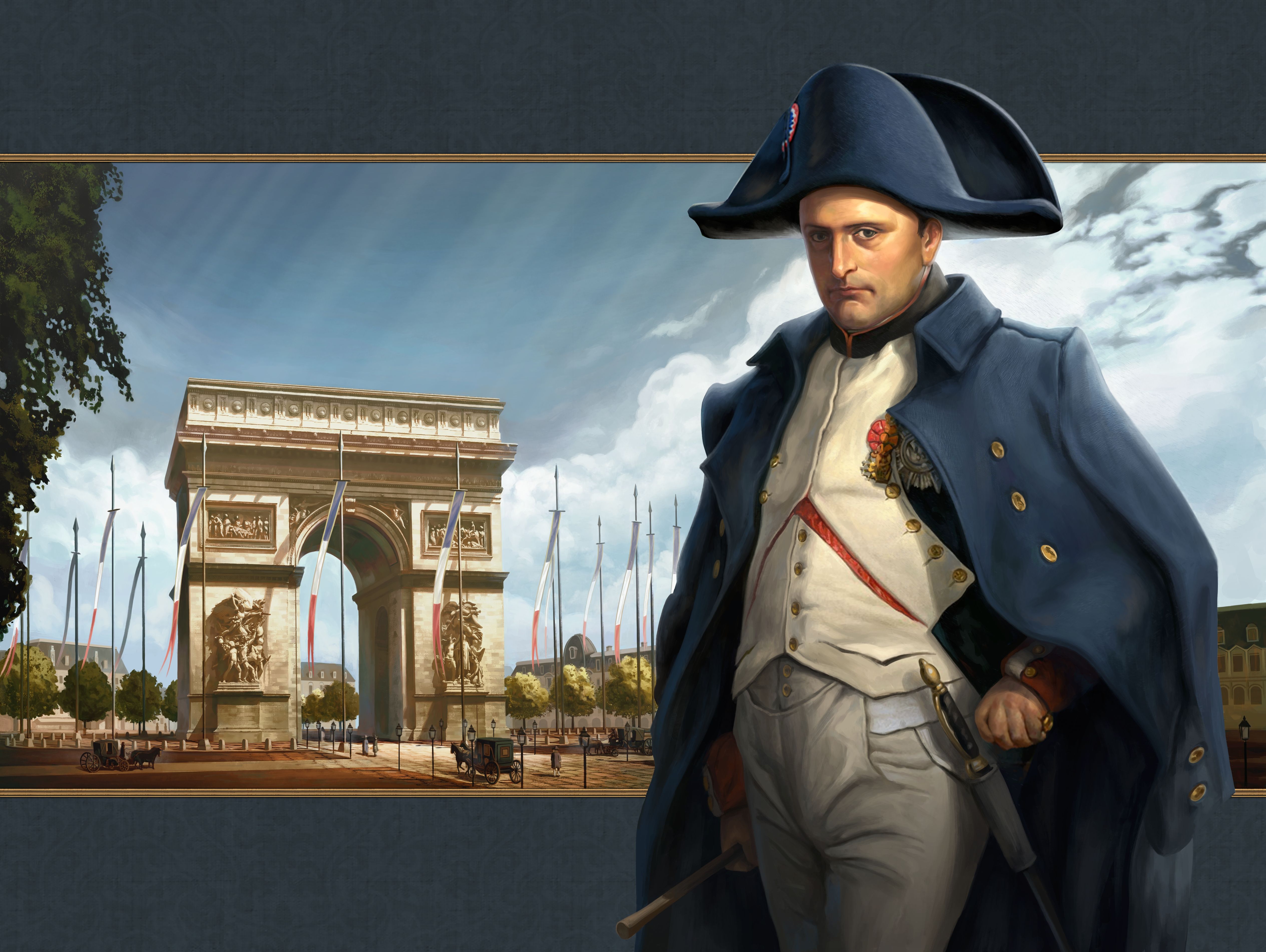 Someone asked in last post if I could get Napoleon for wallpaper. I checked and here is 5058 × 3804px extracted from game files.: eu4