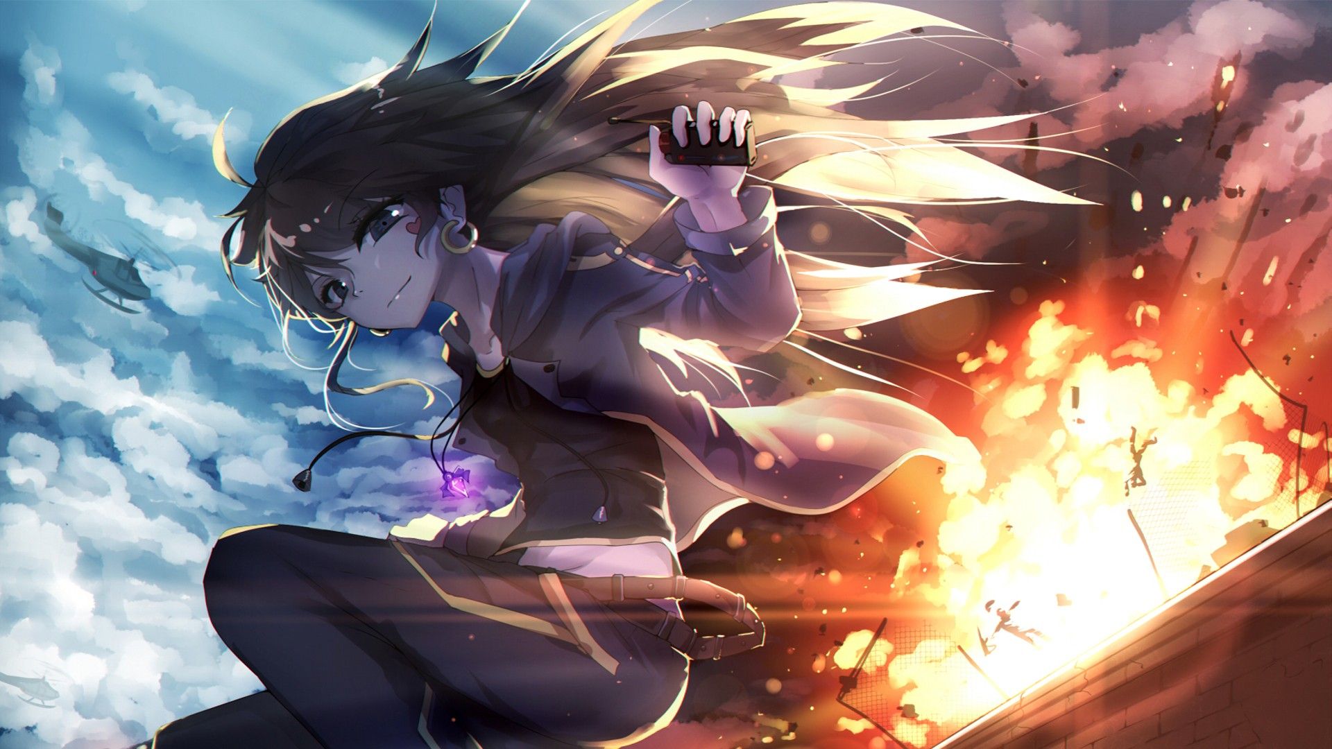 #anime girls, #Aoharu x Kikanjuu, #anime, wallpaper. Mocah HD Wallpaper