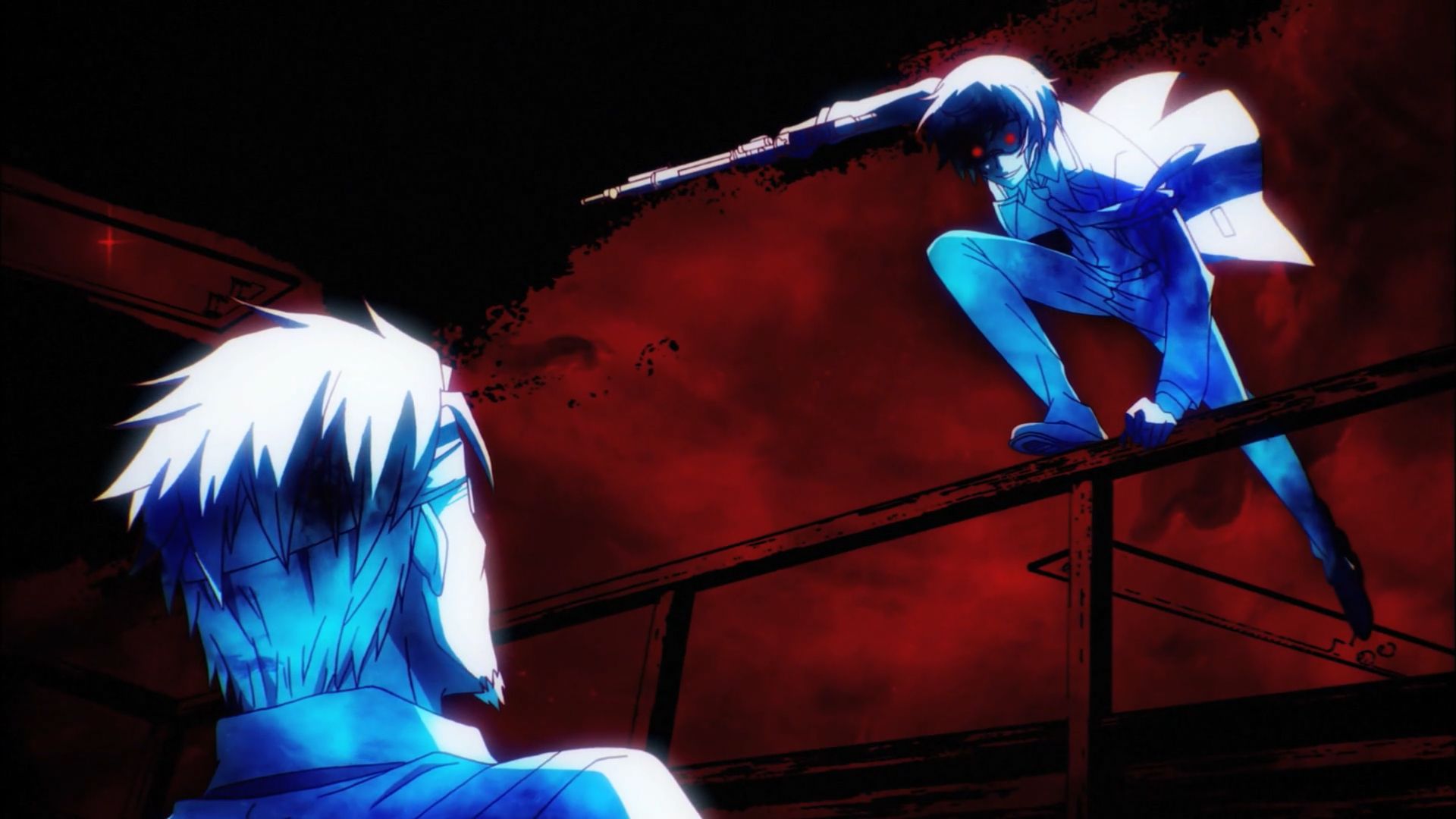 Aoharu x Machinegun and survival games