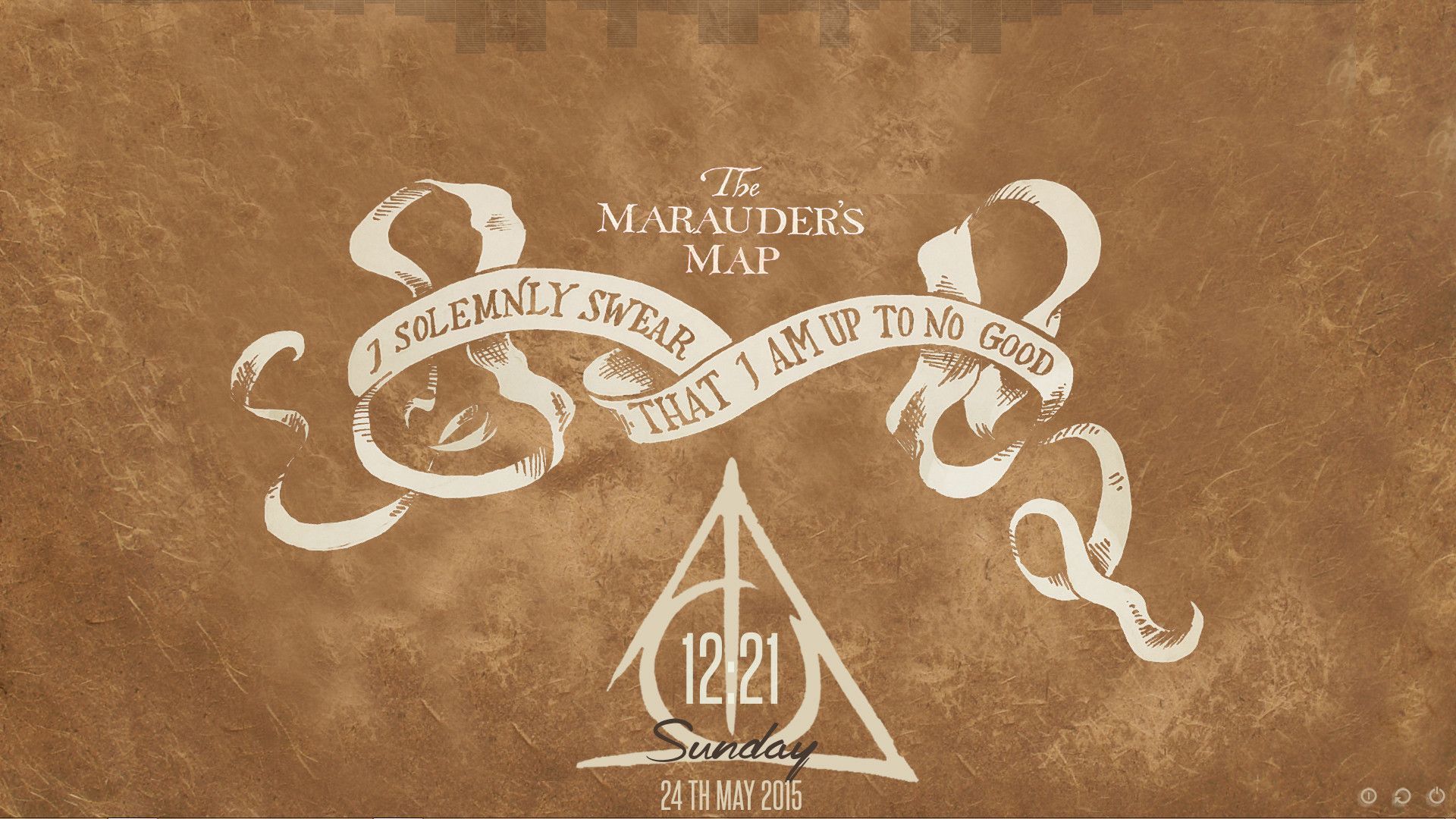 Maurauders Map Desktop Wallpaper
