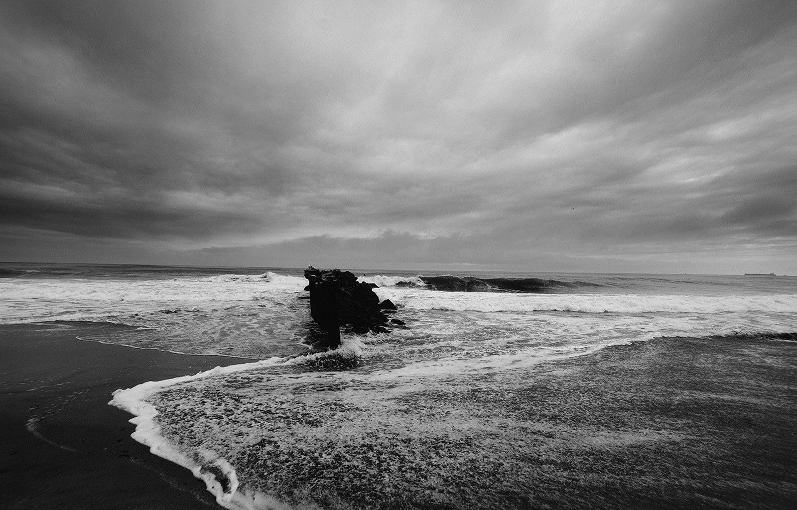 Sea, Black, And, White, Weather, Ocean, Monochrome Wallpapers, Black And Wh...