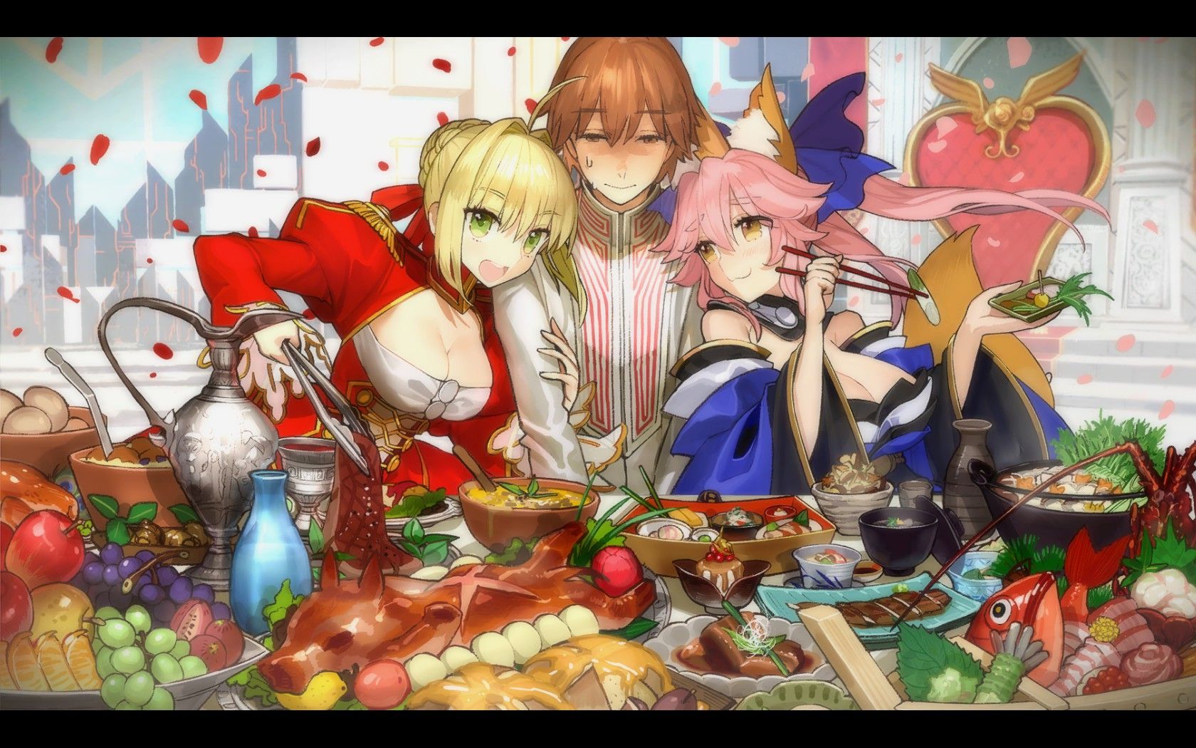 Wallpaper, Fate Extra, Fate Stay Night Unlimited Blade Works, Fate Zero 1680x1050