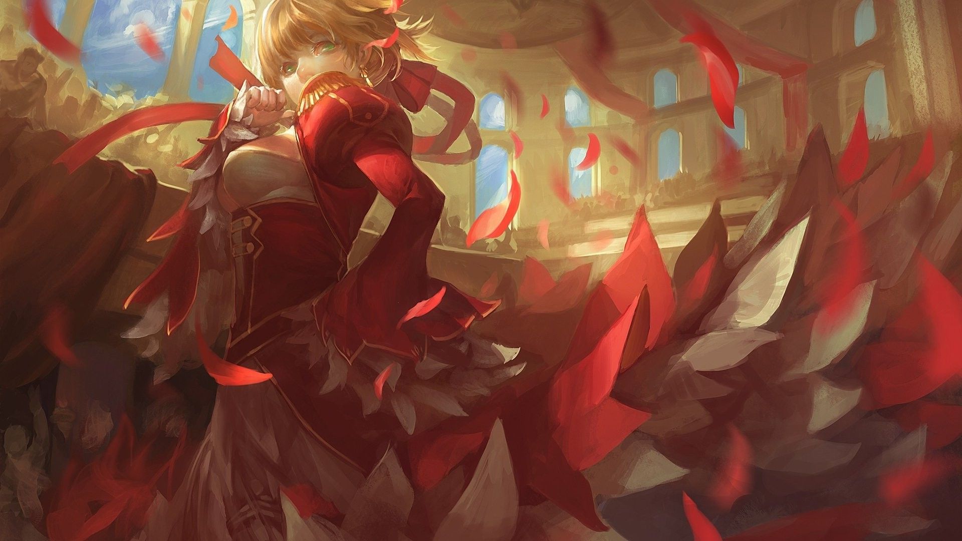 Fate Extra, Fate Series, Saber Extra, Empress Nero Wallpaper HD / Desktop and Mobile Background