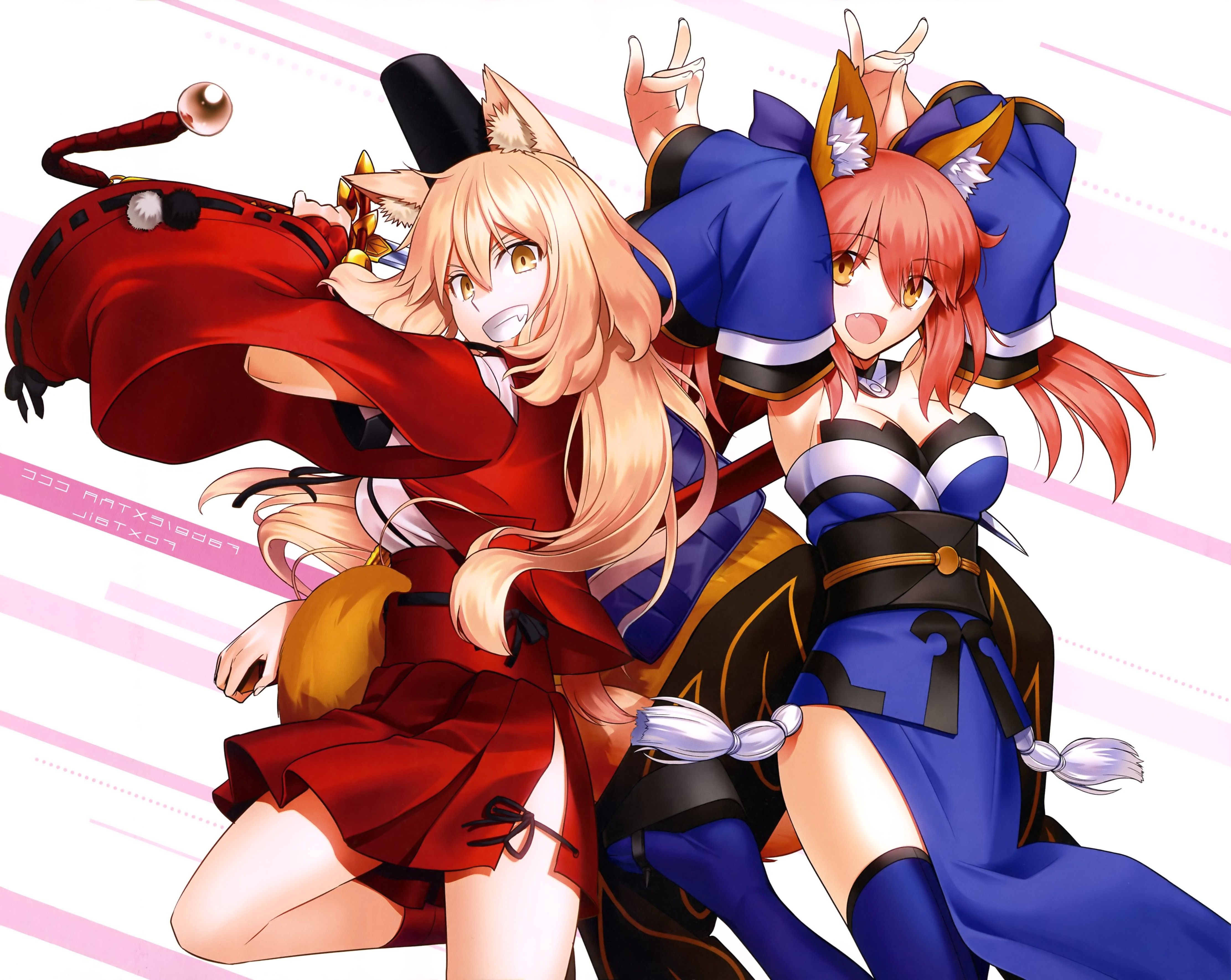 Fate Extra, Fate Series, Caster (Fate Extra), Fate Extra CCC, Animal Ears Wallpaper HD / Desktop and Mobile Background