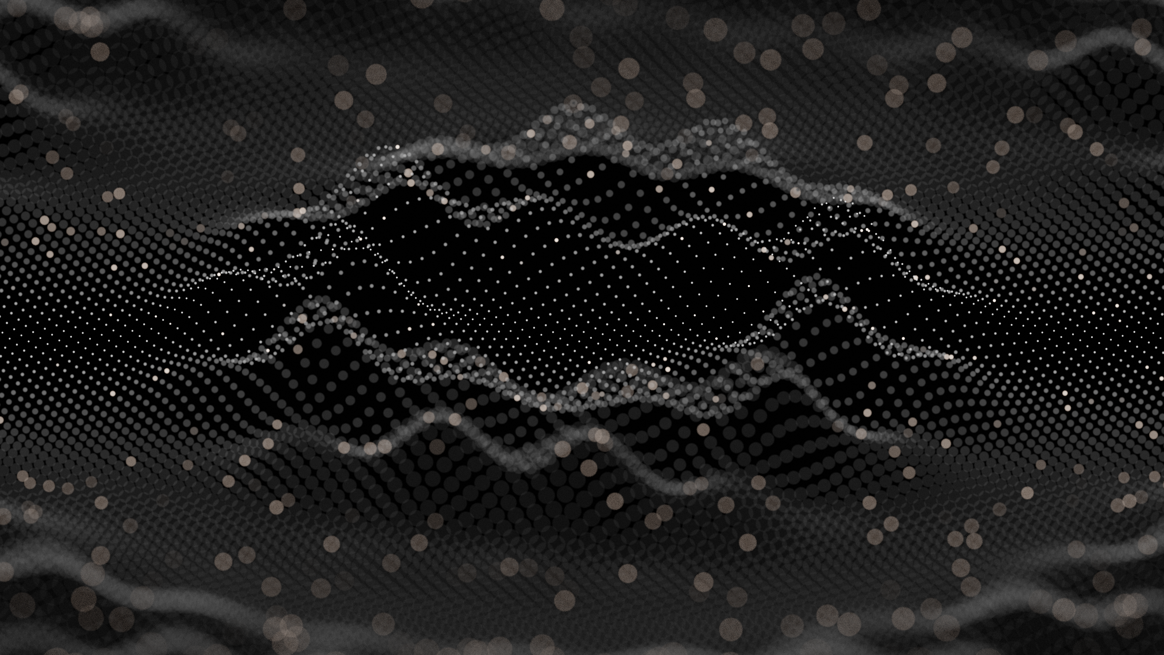 Dark Abstract Grid Tech Wallpaper:3840x2160