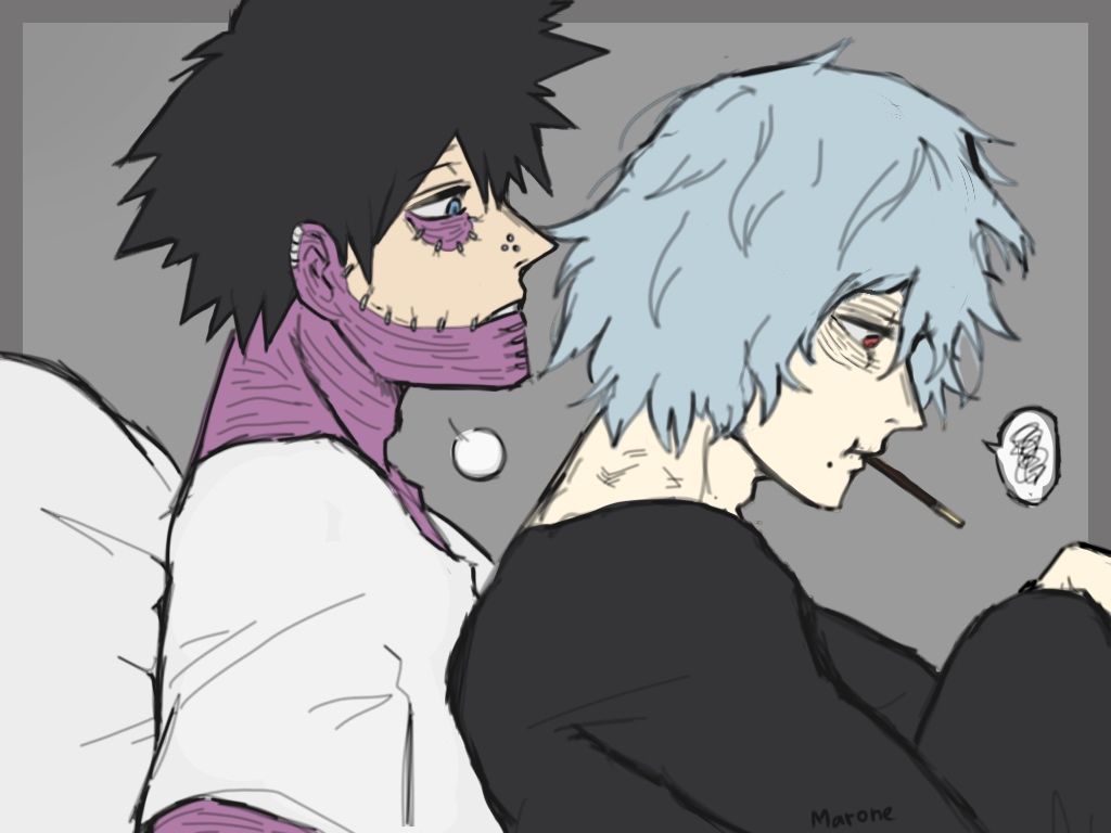 Shigaraki x Dabi. My hero academia shouto, My hero academia memes, My hero academia manga