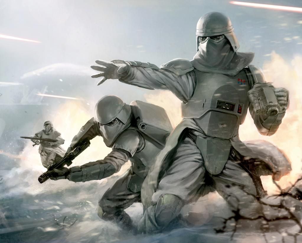 Snowtroopers.still the coolest stormtrooper variation. Star wars art, Star wars fan art, Star wars wallpaper