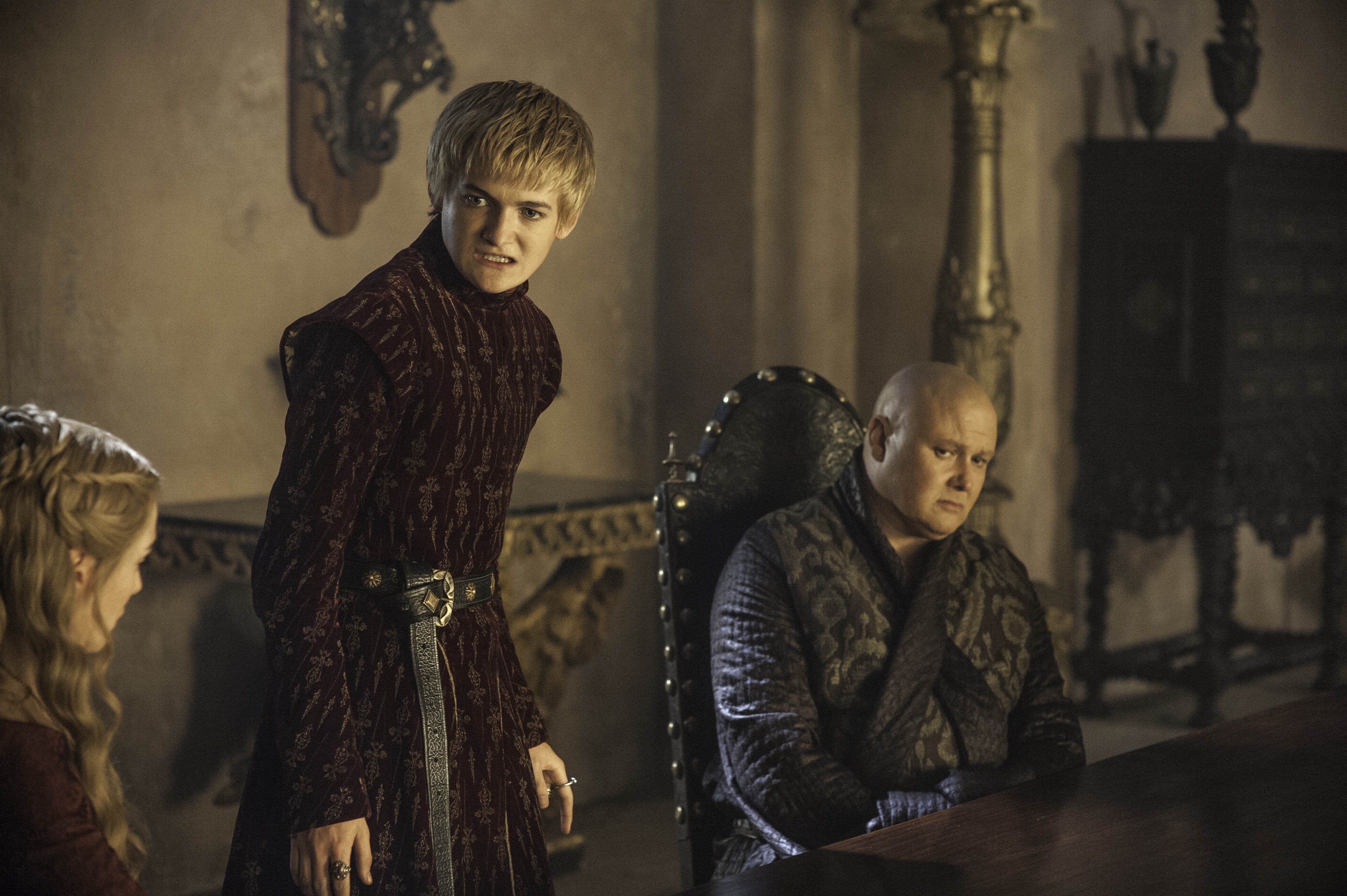 Joffrey Baratheon & Varys de tronos foto