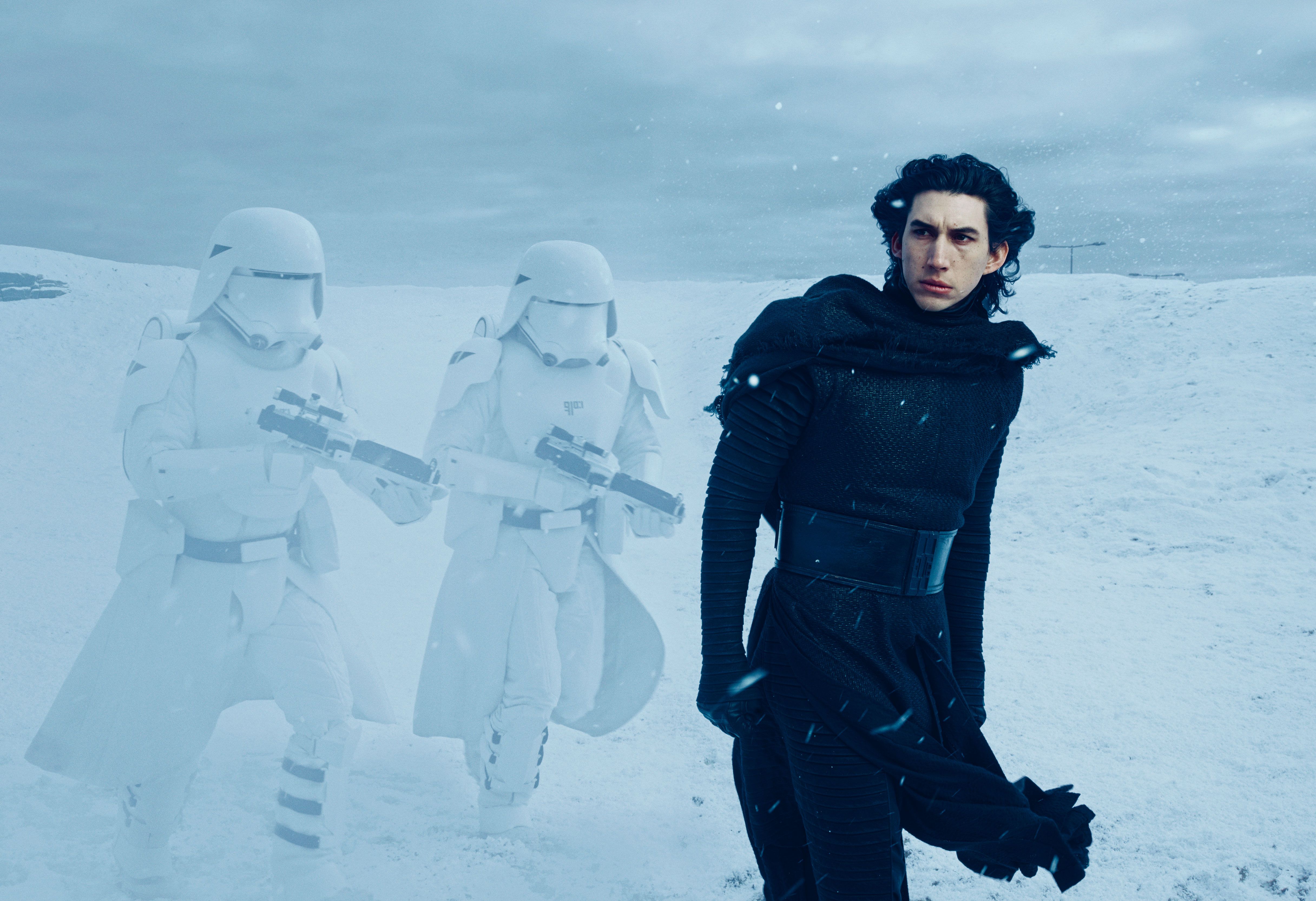 Kylo Ren Snowtrooper Star Wars Star Wars Episode Vii The Force Awakens Wallpaper:4864x3330