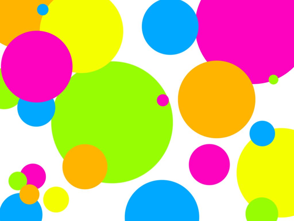 colorful polka dots background