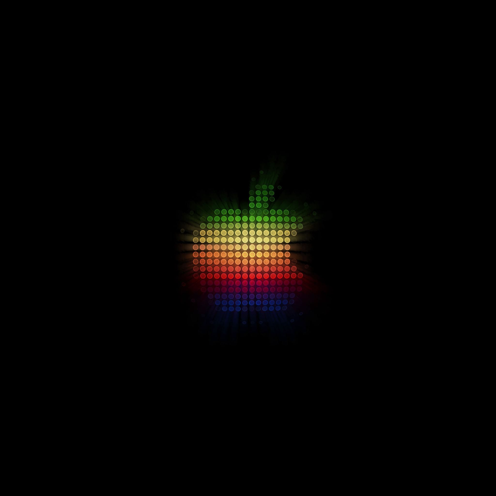 Rainbow Dots Apple iPad Air Wallpaper Free Download