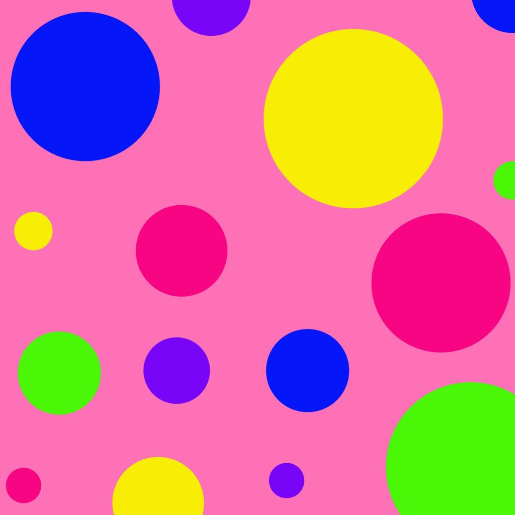 Colorful Polka Dot Wallpaper