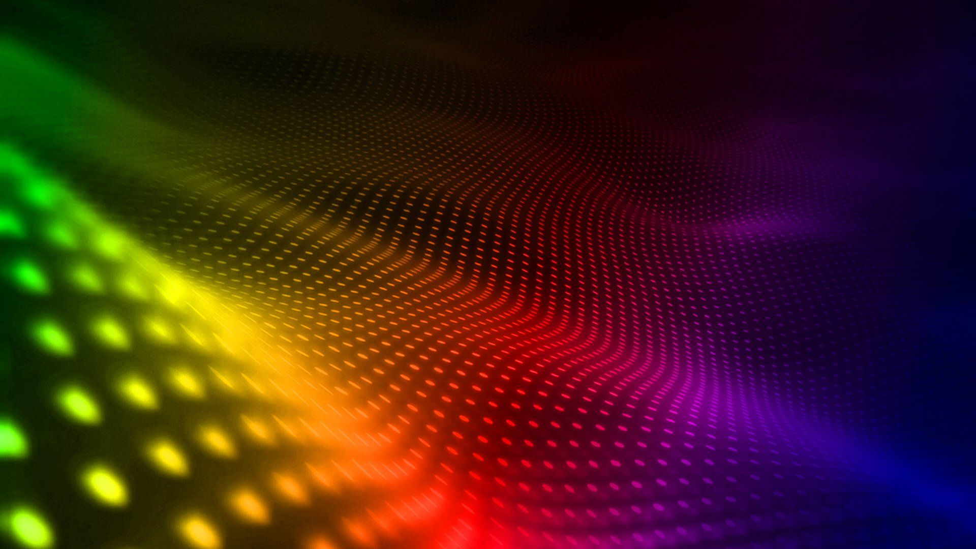 Download Waves Rainbows Wallpaper 1920x1080