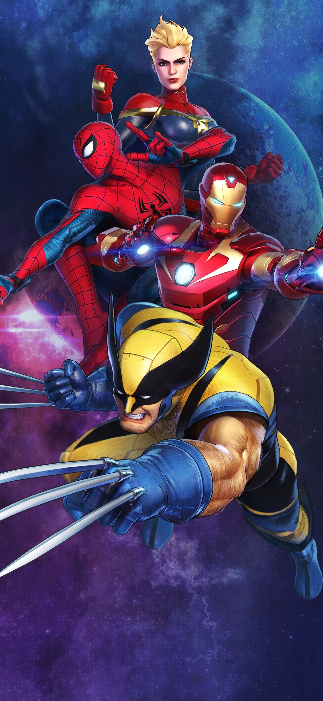 Wolverine Marvel Ultimate Alliance 3 The Black Order iPhone XS MAX HD 4k Wallpaper, Image, Background, Photo and Picture