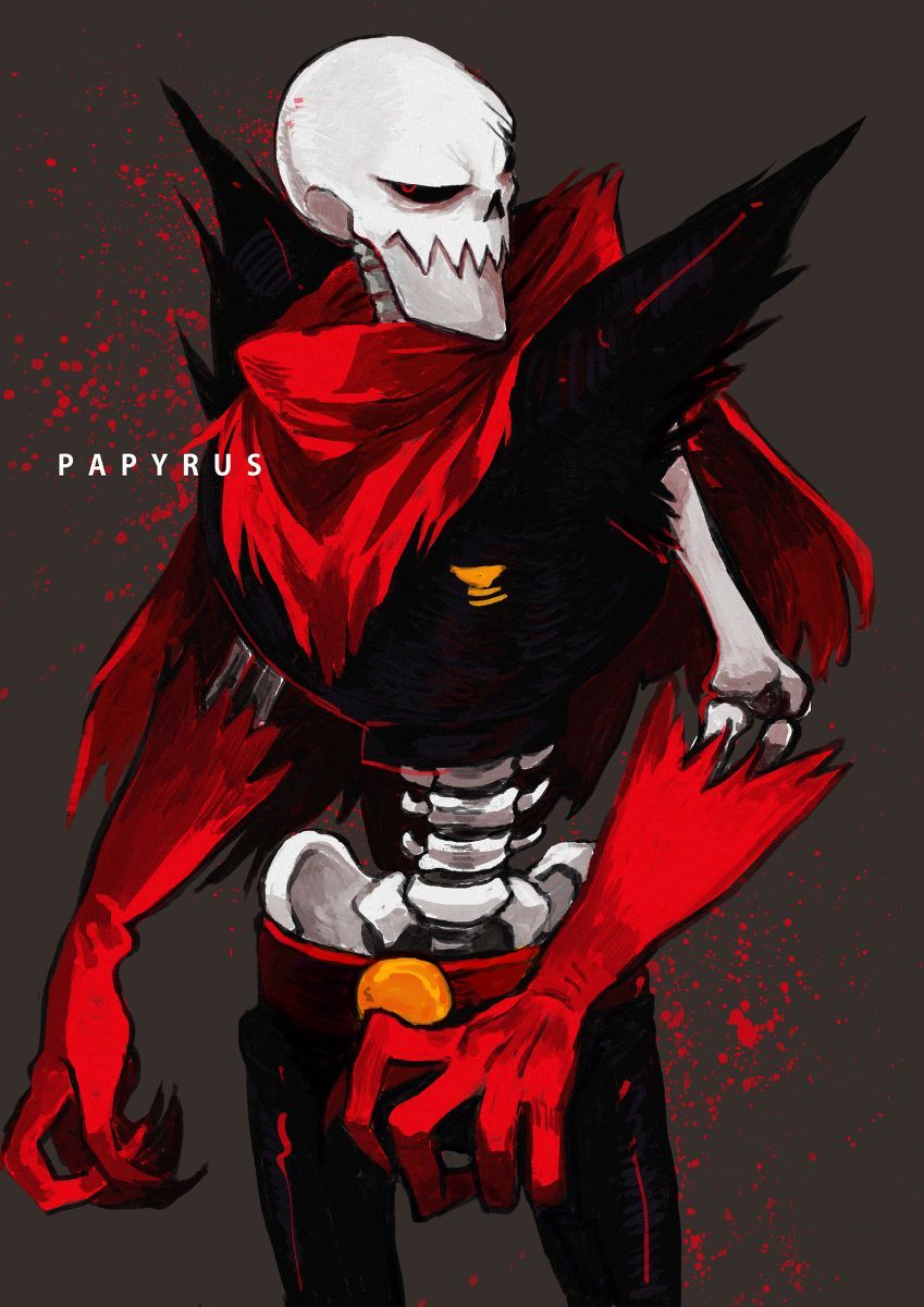 Underfell Papyrus Wallpapers Wallpaper Cave