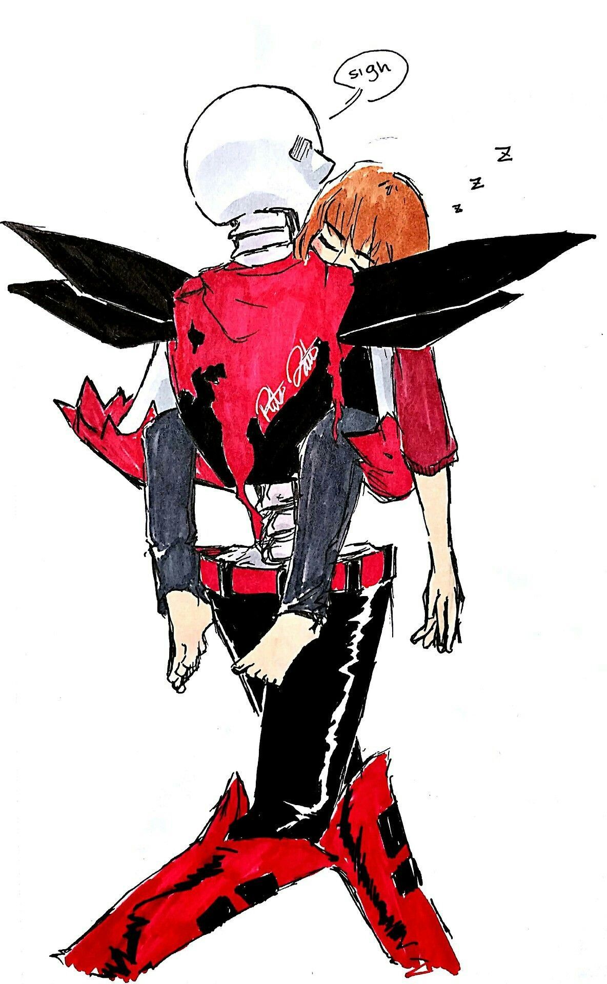 Underfell papyrus x frisk. Undertale, Cartoon, Fnaf wallpaper