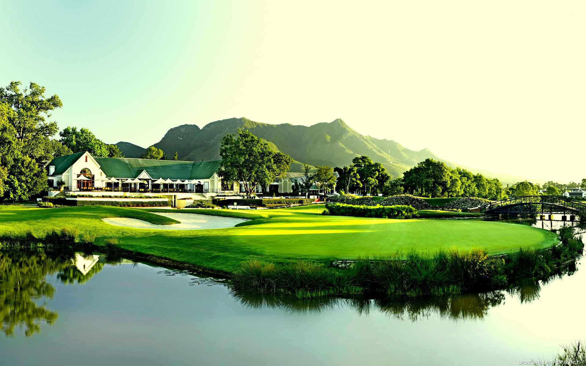 Golf Course Landscape L7A. Free HD Wallpaper for Desktop Background